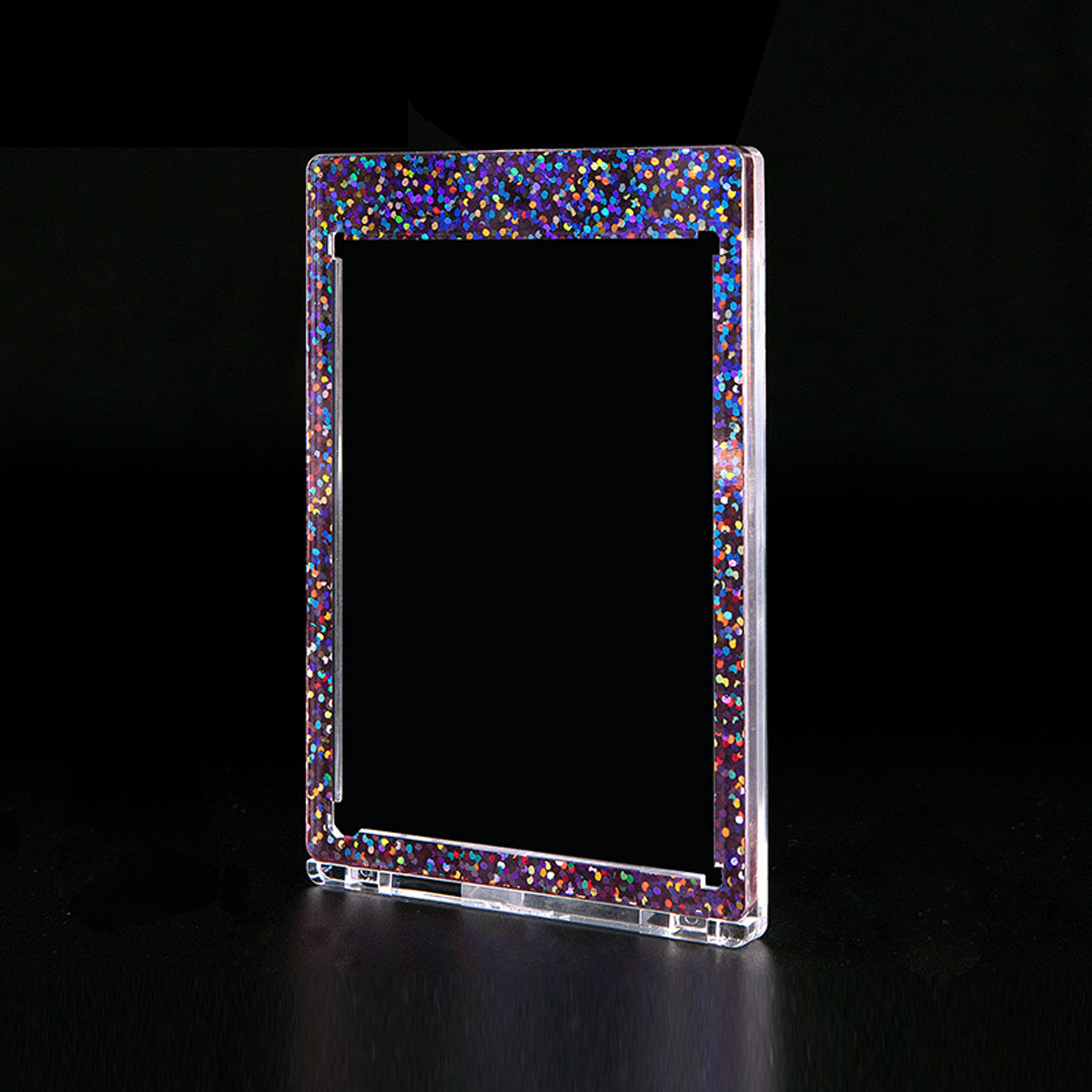 5Pcs 35PT Colorful Frame Card Protector Case – Clear Cool Display Storage Holder