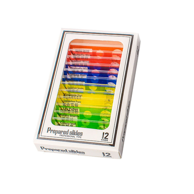 12 Pcs Microscope Animal Slides, Children's Science Experiment Education