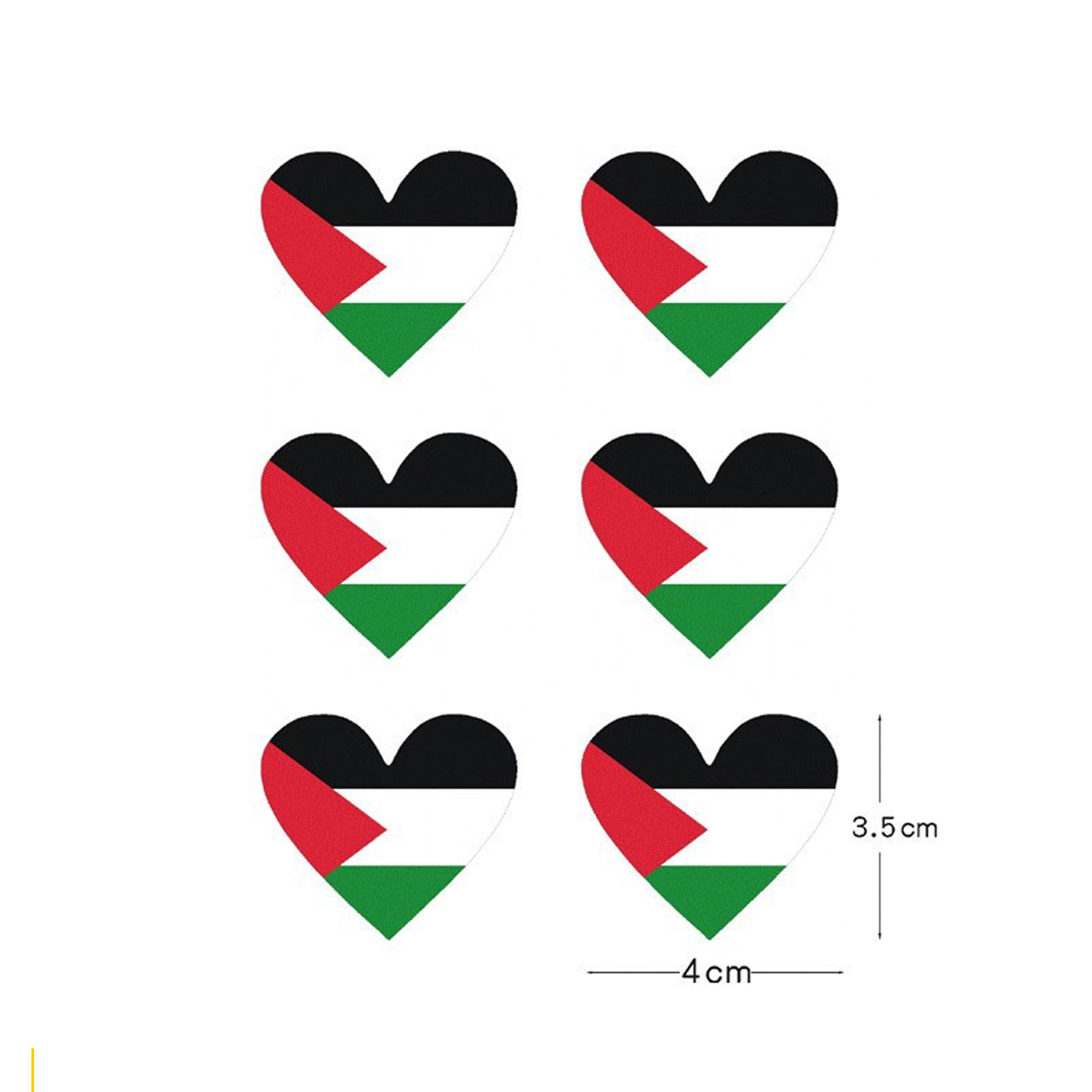 Calcomanía de vinilo bandera de Palestina pegatina de coche para ventana puerta de parabrisas (impermeable) - Imagen 15 de 31