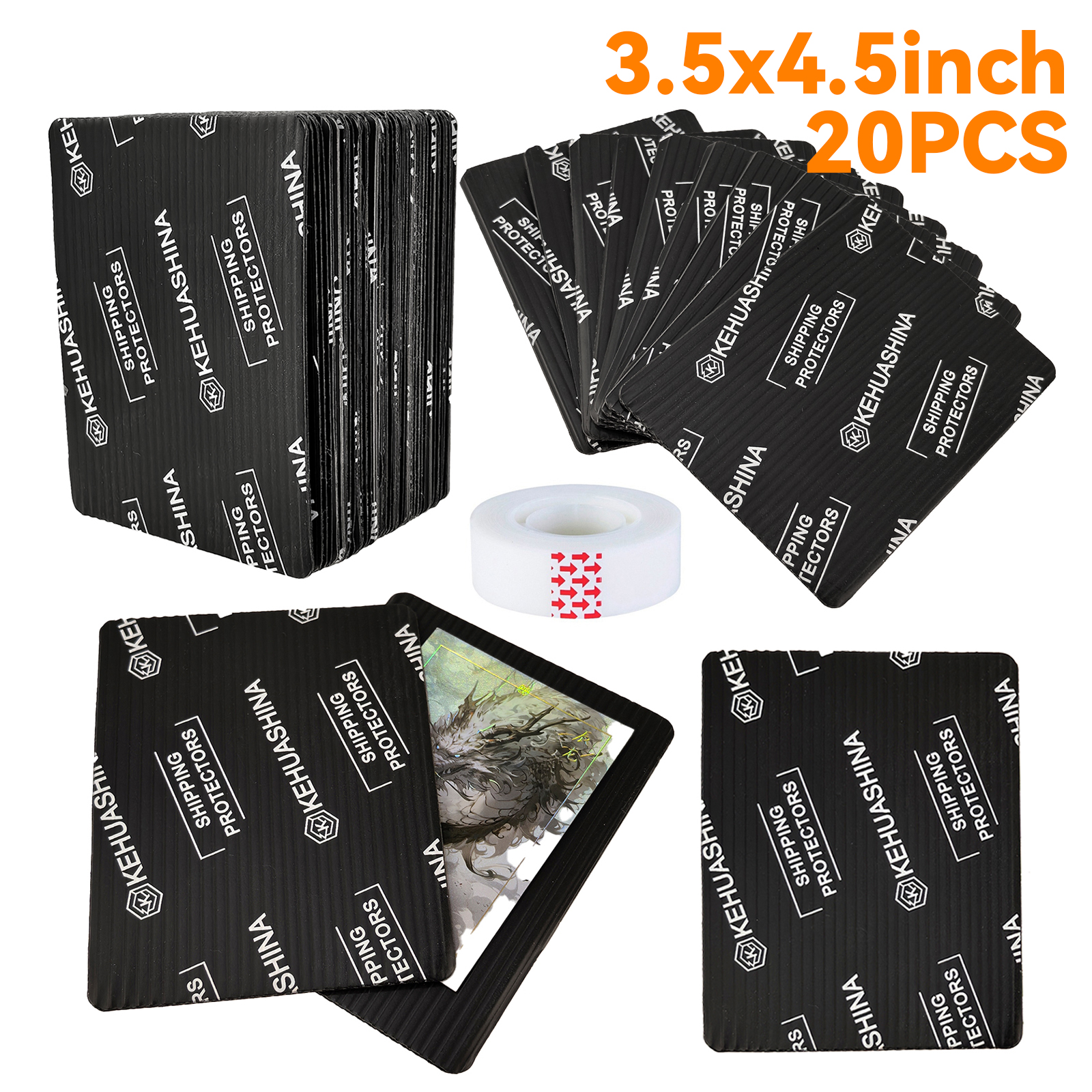 3.5x4.5 Inch Trading Card Shipping Supplies Protector For TCG Sports Games Cards