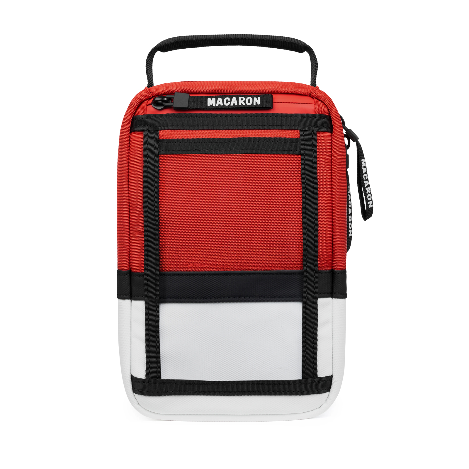 Graded Card Show Bag with Detachable Shoulder Strap Front Clear Window Display