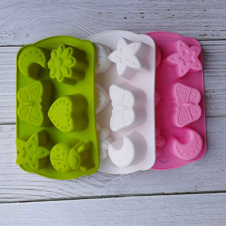 Baking Pan Star Shape Silicone Baking Molds Candy Molds Silicone
