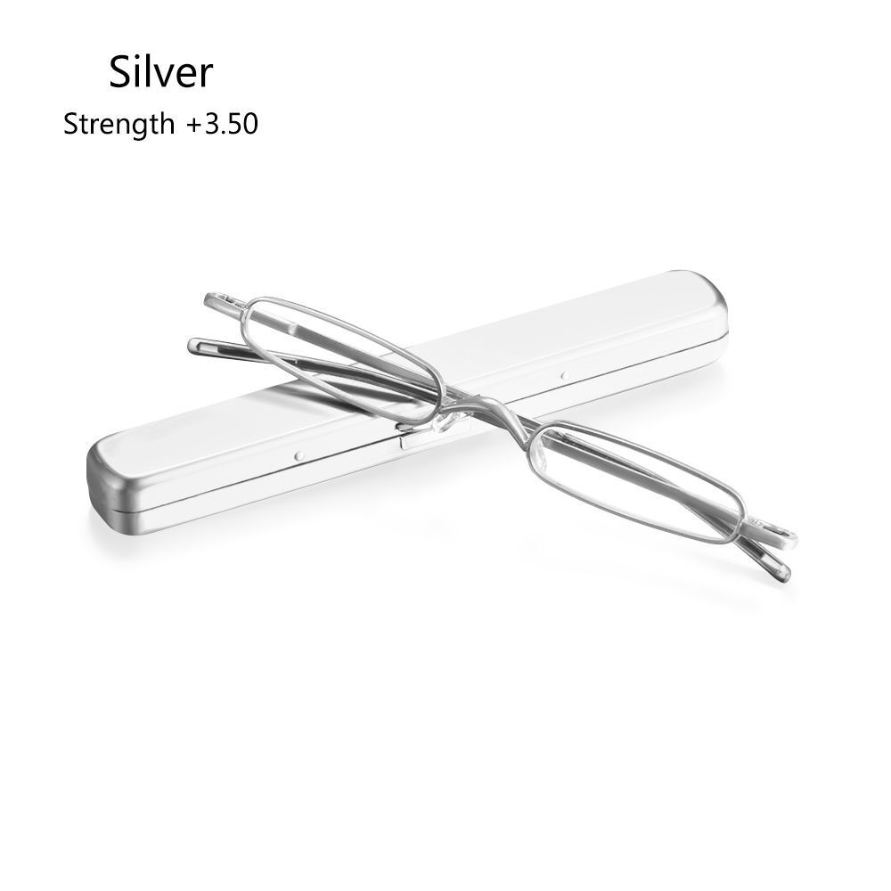 Ultra Thin Mini Reading Glasses Foldable Eyewear Presbyopic Eyeglasses +1.0~+4.0 - Bild 14 von 14