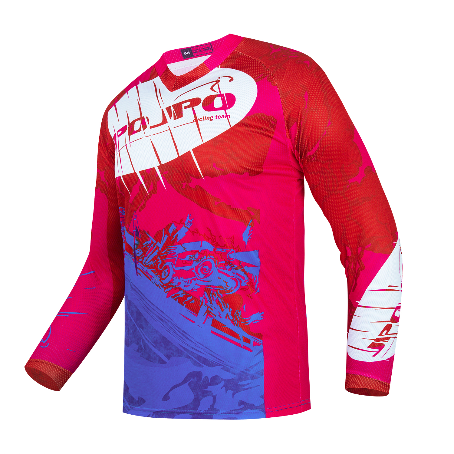 Hombres Ciclismo Jersey Descenso Bicicleta Ropa Motocross Mangas Largas Bicicleta Camisa Prenda para el torso - Imagen 23 de 28
