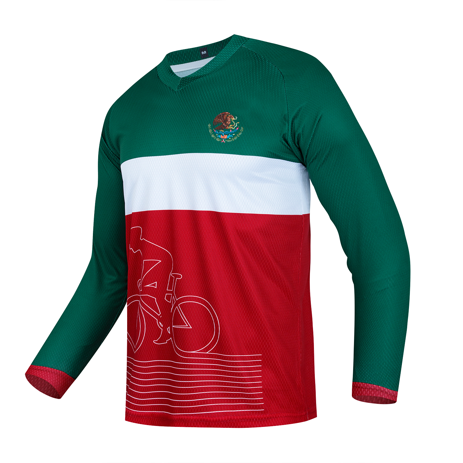 Hombres Ciclismo Jersey Descenso Desgaste Bicicleta Mangas Largas MTB Todoterreno Deportivo Camisa Prendas para el torso - Imagen 16 de 23