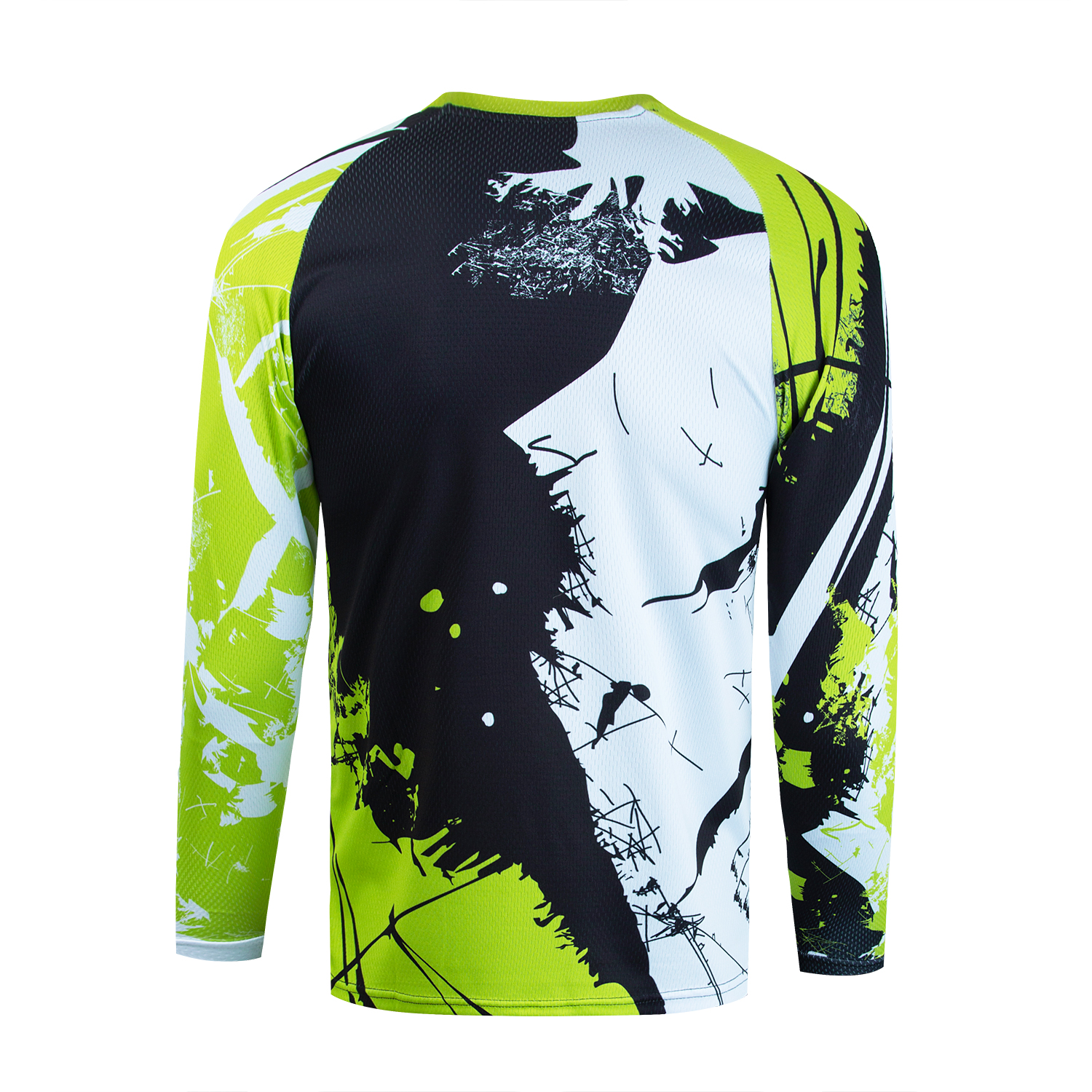 Youth Bike Shirt Cycling Jersey Girl Boy Long Sleeve Child Bicycle Downhill Tops - Picture 16 of 24