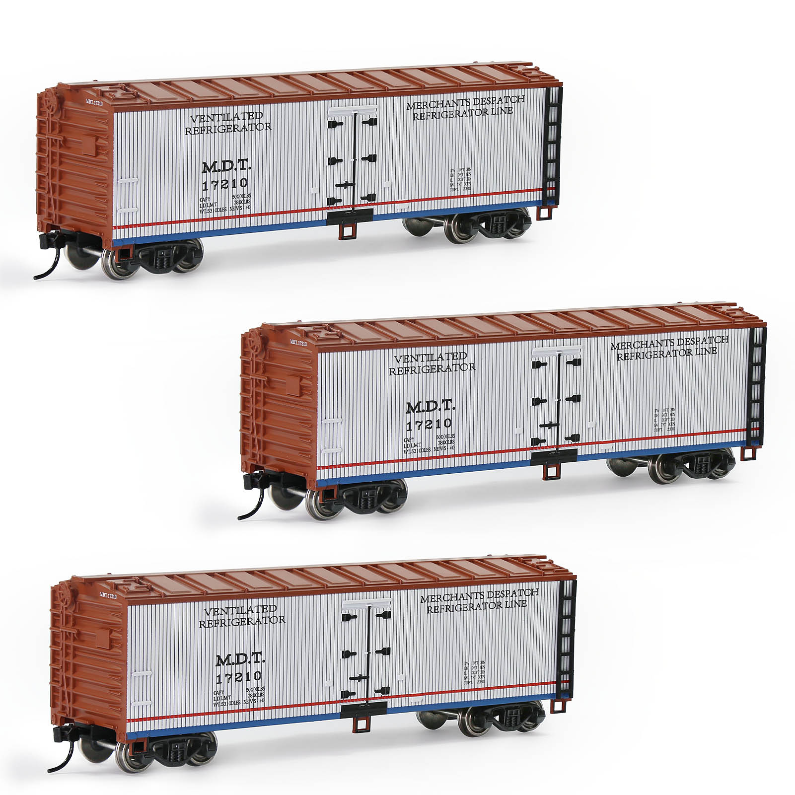 3 unidades Evemodel escala HO 1:87 40' vagón frigorífico Woodside C8747 - Imagen 8 de 11