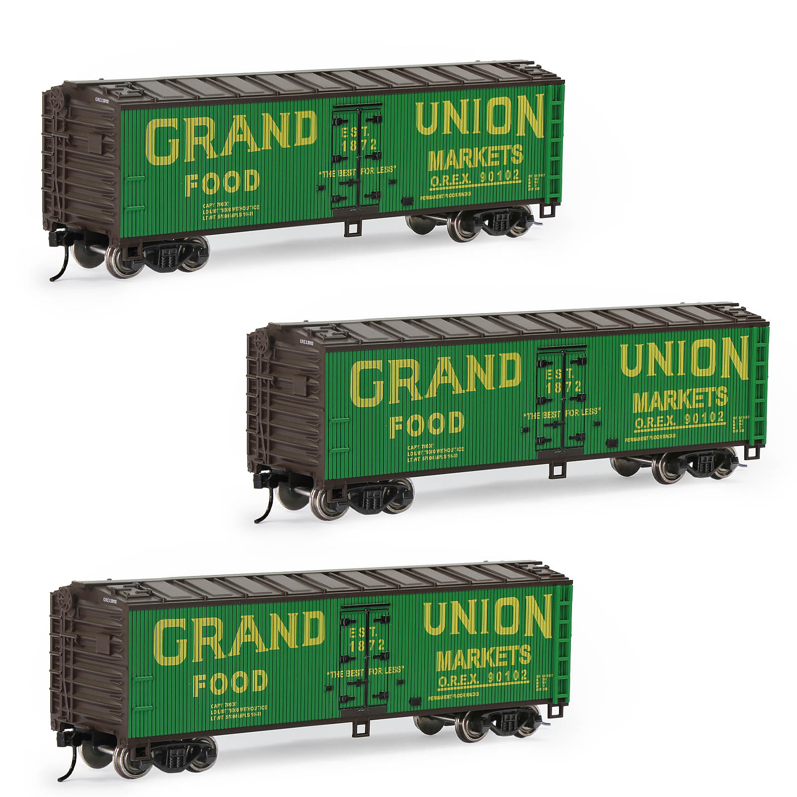 3 unidades Evemodel escala HO 1:87 40' vagón frigorífico Woodside C8747 - Imagen 10 de 11