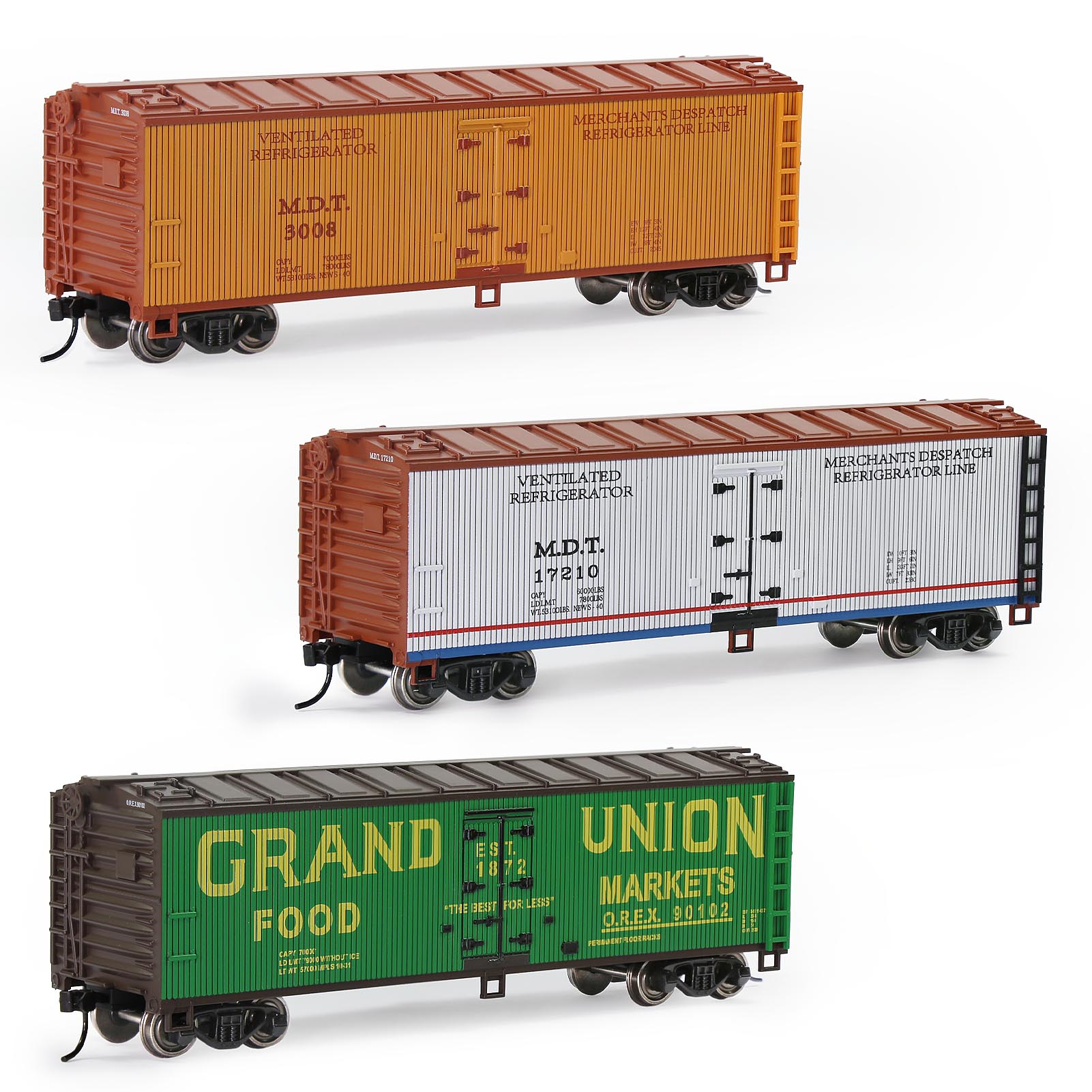 3 unidades Evemodel escala HO 1:87 40' vagón frigorífico Woodside C8747 - Imagen 11 de 11