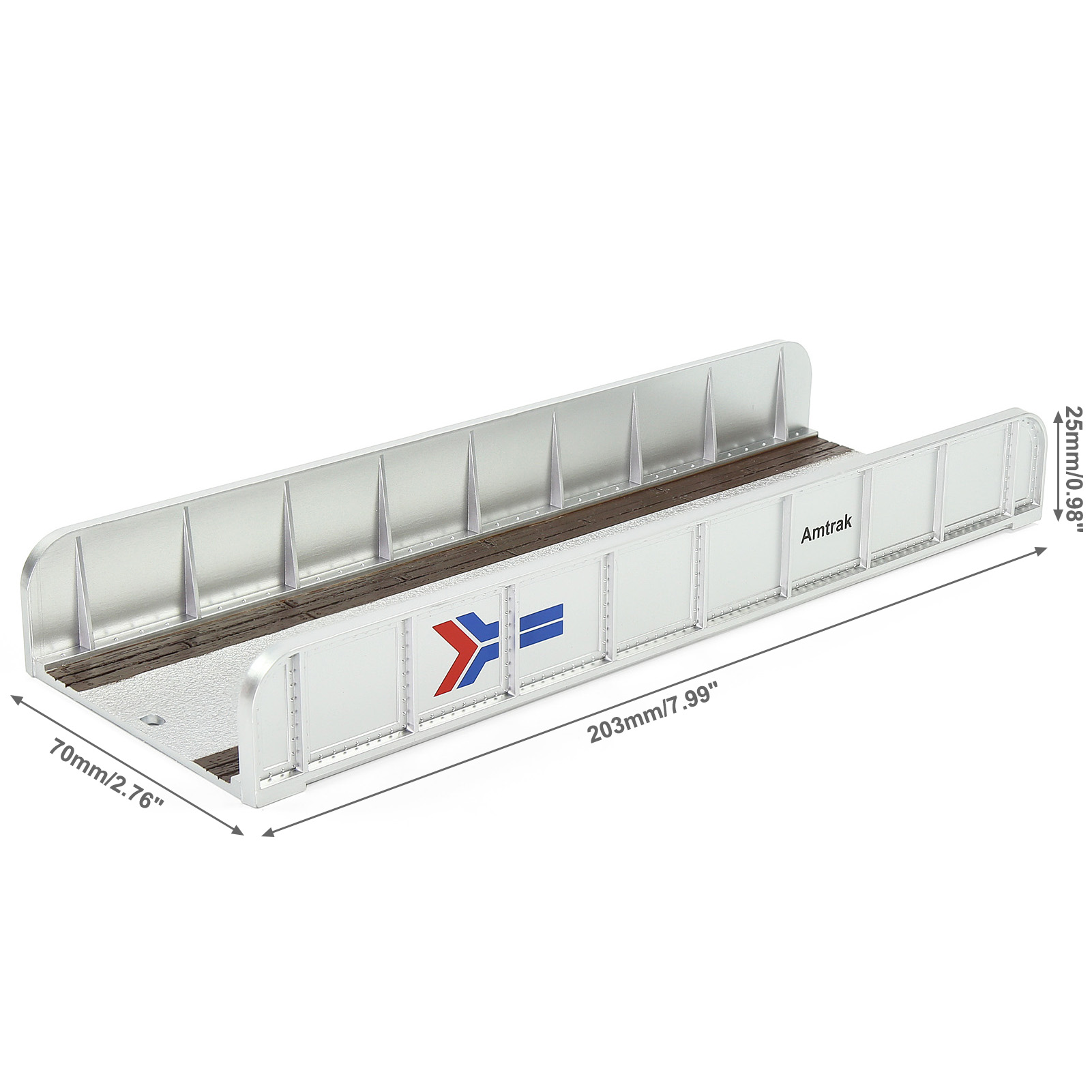 Evemodel Spur H0 1:87 Lackierte Modell Trägerbrücke für Modelleisenbahn QLF33P - Picture 10 of 10