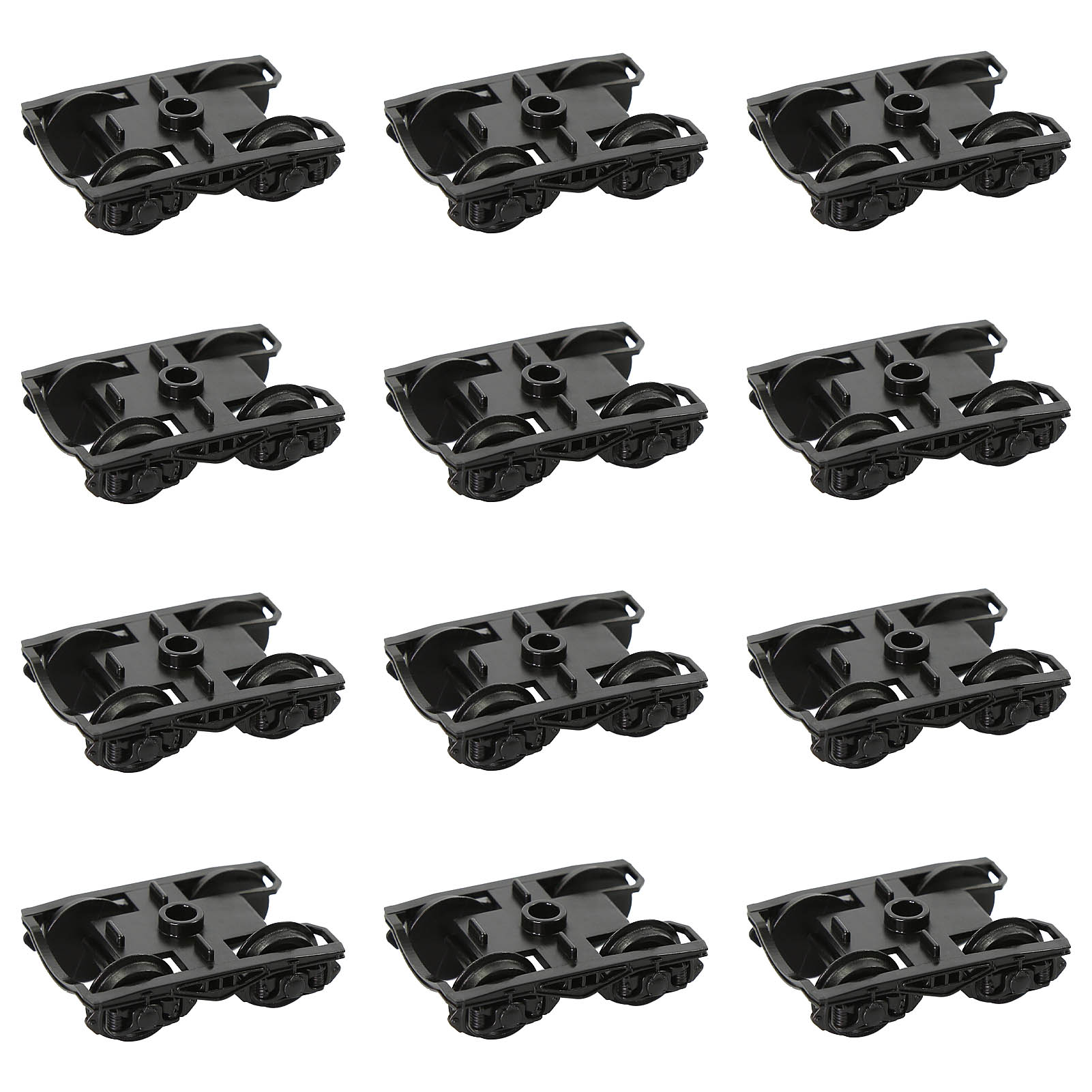 Evemodel 12pcs Bogies POM à l'échelle HO 1:87 avec roues en plastique 36 Pouces - Picture 9 of 10