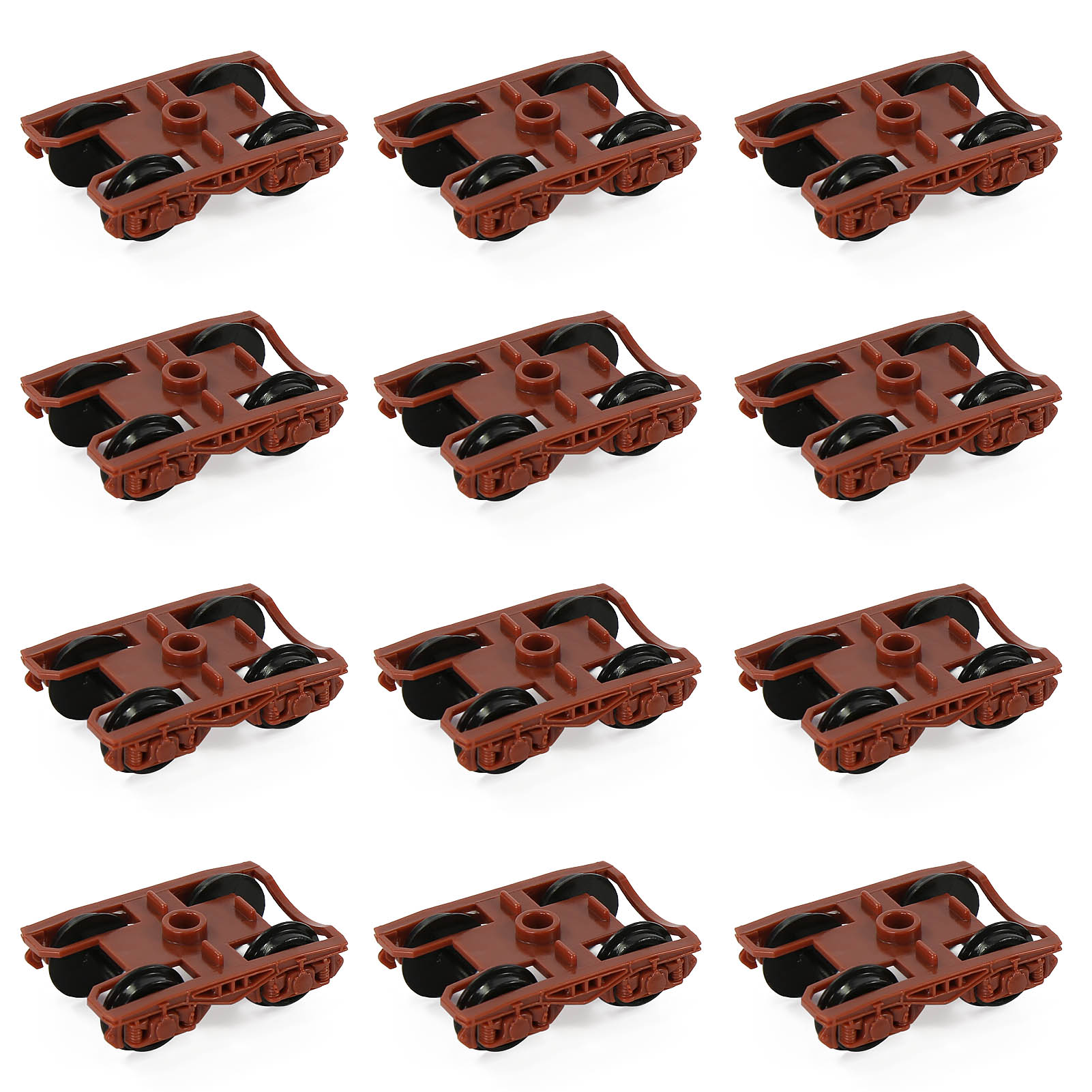 Evemodel 12pcs Bogies POM à l'échelle HO 1:87 avec roues en plastique 36 Pouces - Picture 10 of 10