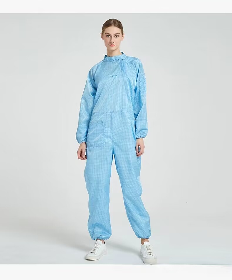 Trajes protectores antiestáticos a prueba de polvo cubiertas ropa de laboratorio 3 coles - Imagen 15 de 19
