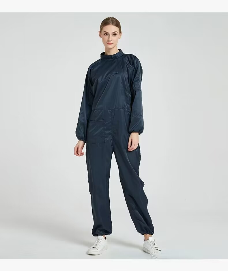 Trajes protectores antiestáticos a prueba de polvo cubiertas ropa de laboratorio 3 coles - Imagen 18 de 19