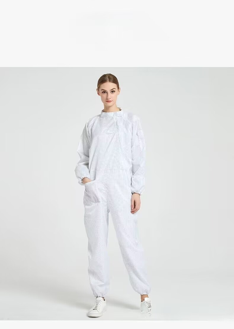 Trajes protectores antiestáticos a prueba de polvo cubiertas ropa de laboratorio 3 coles - Imagen 17 de 19