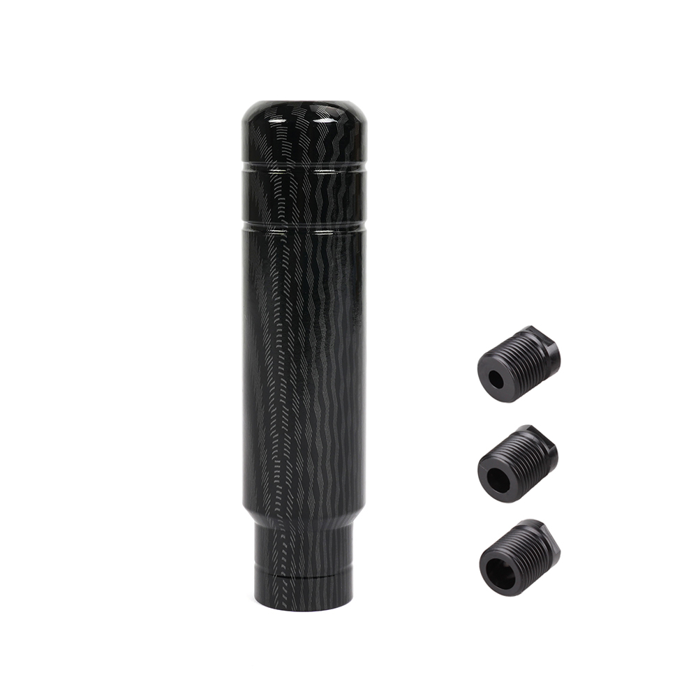 13CM JDM Aluminum Car Gear Shift Knob Racing Hyper Fabric Shift Boot Cover - Picture 12 of 29