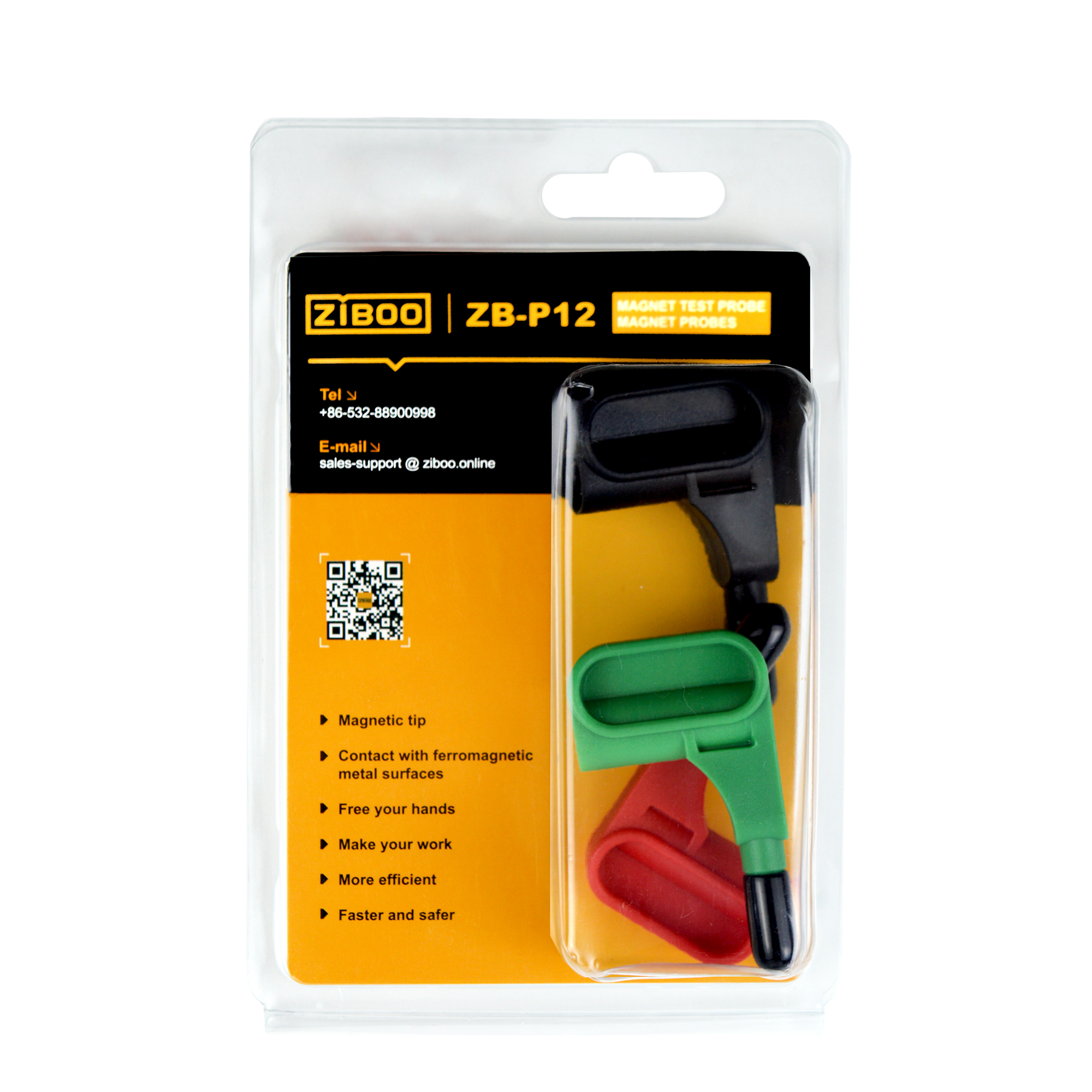 A● ZIBOO ZB-P12\ ZIBOO MP1 Magnet Probe Magnetic Probe Tips For 4 mm Banana - Foto 8 di 19