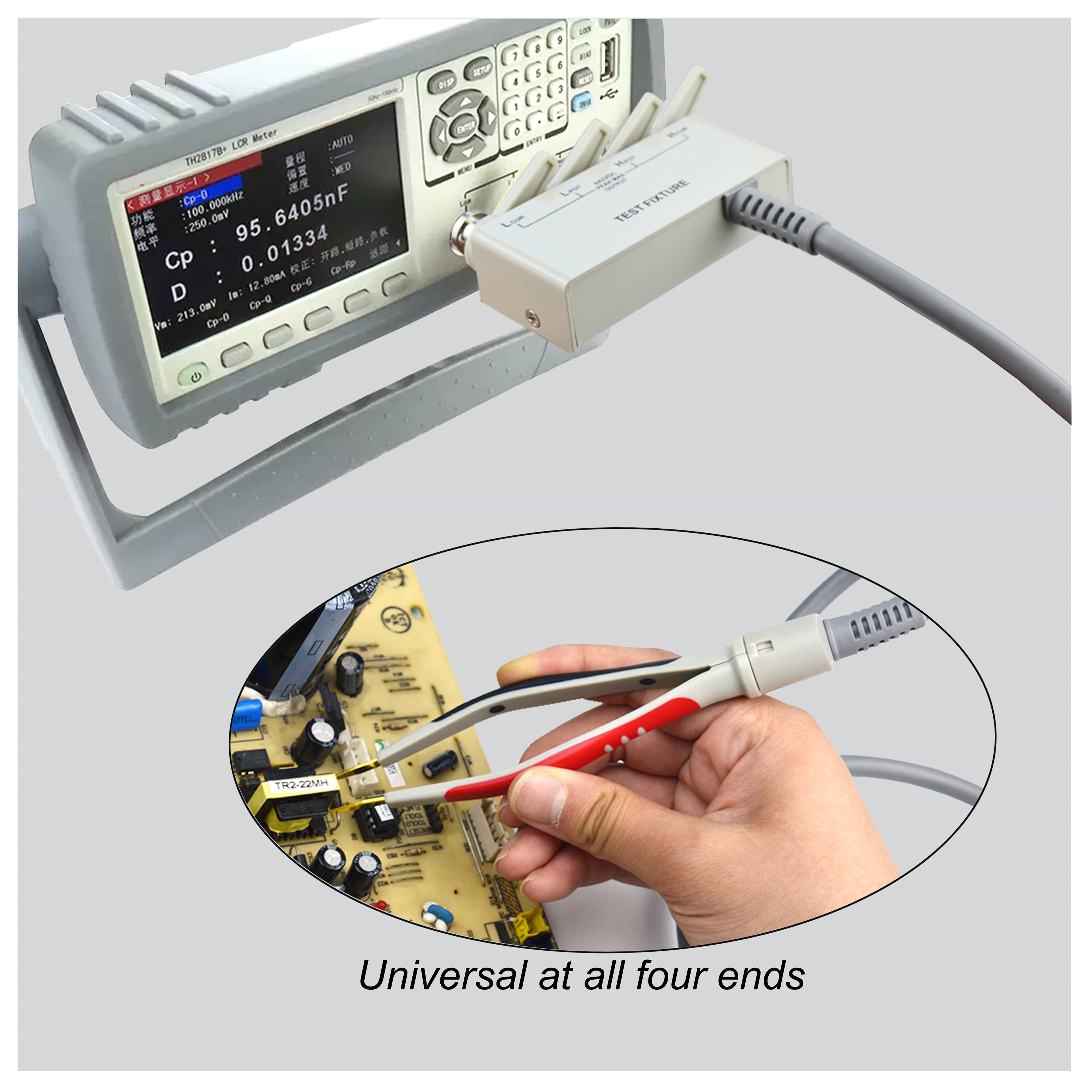 Cable de instrumento LCR de prueba Kelvin ZIBOO - Imagen 10 de 15