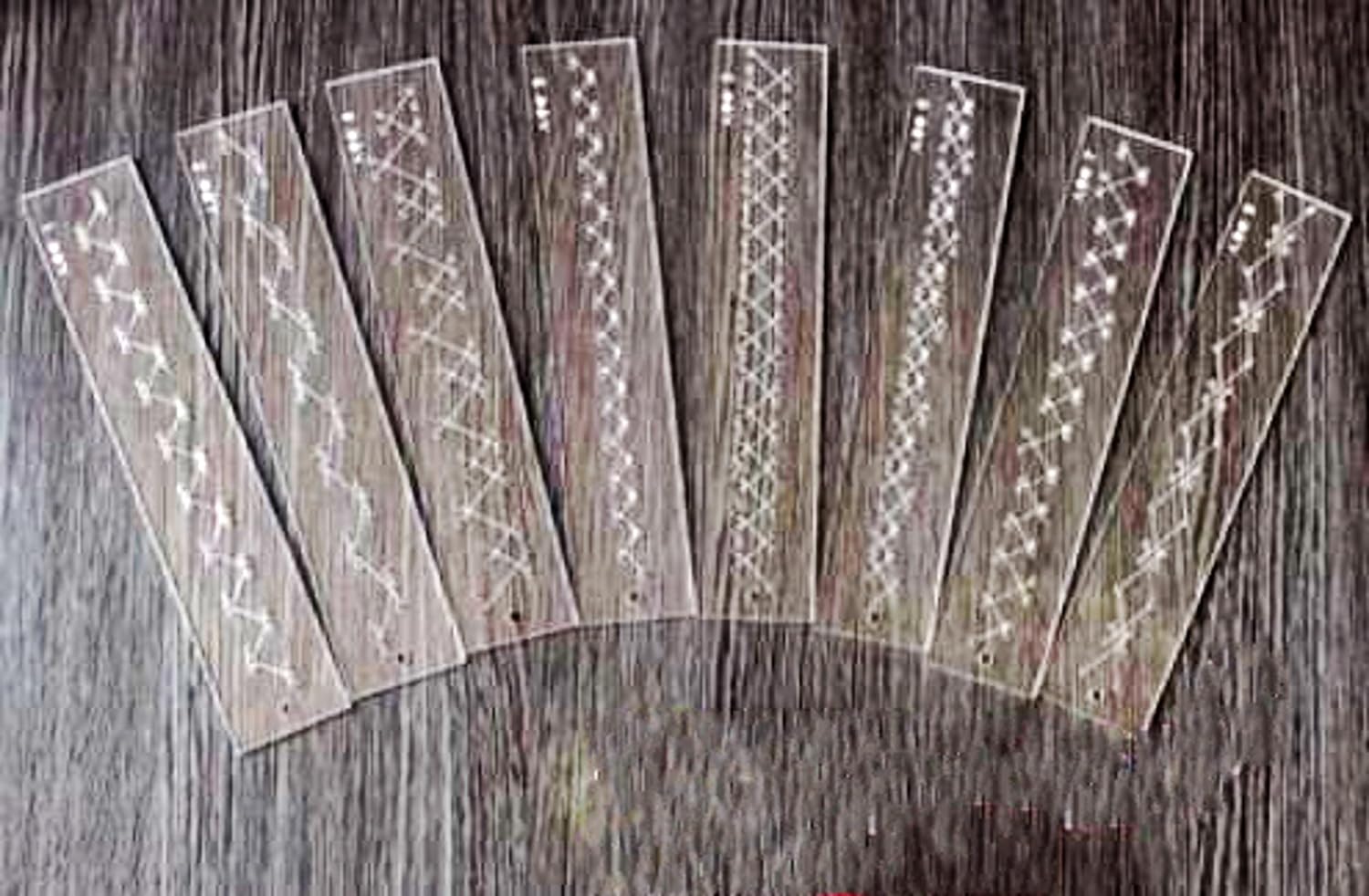 Acrylic Embroidery Quilting Templates Set Patchwork Tools LACE Quilting Ruler - Picture 4 of 9