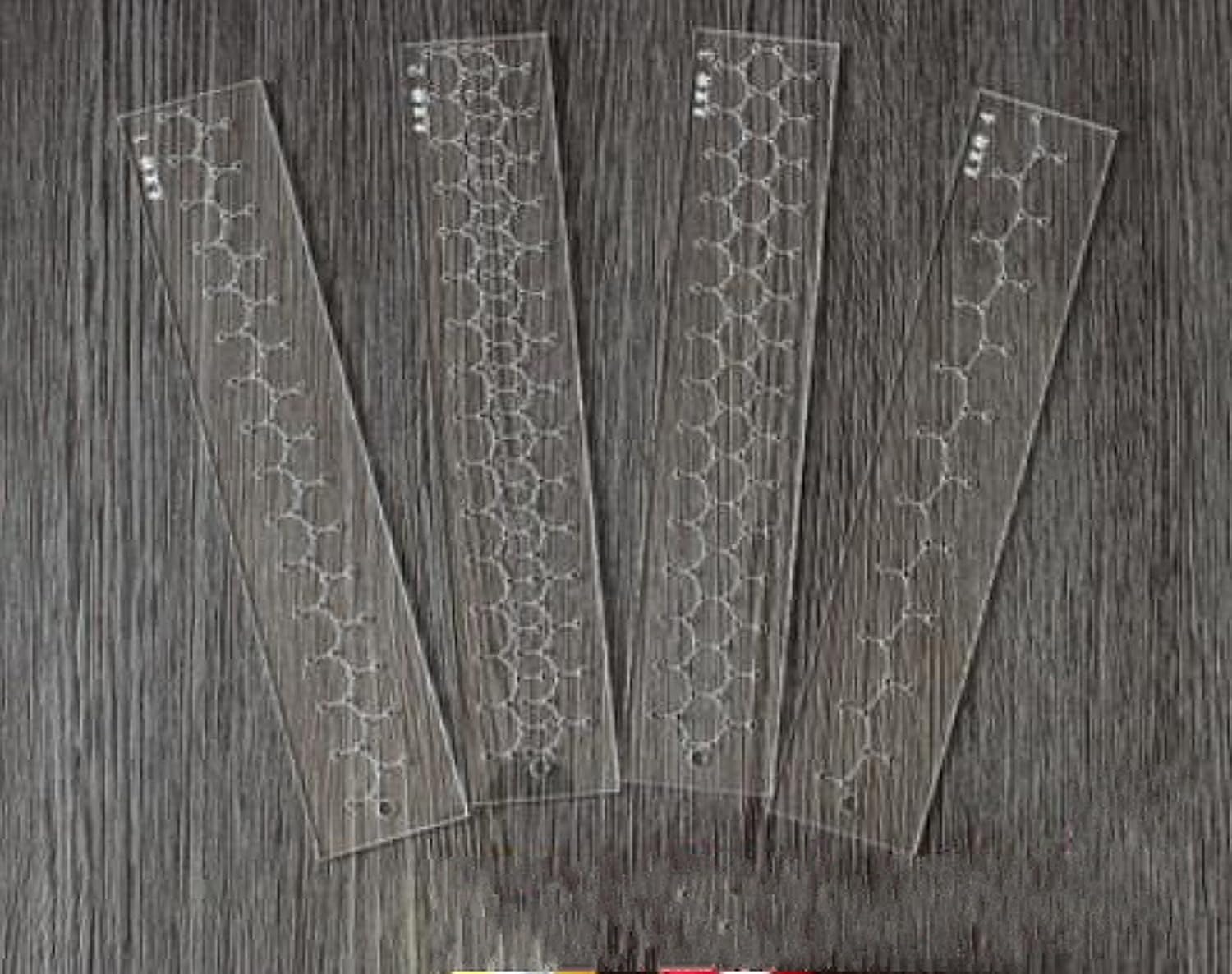Acrylic Embroidery Quilting Templates Set Patchwork Tools LACE Quilting Ruler - Picture 8 of 9