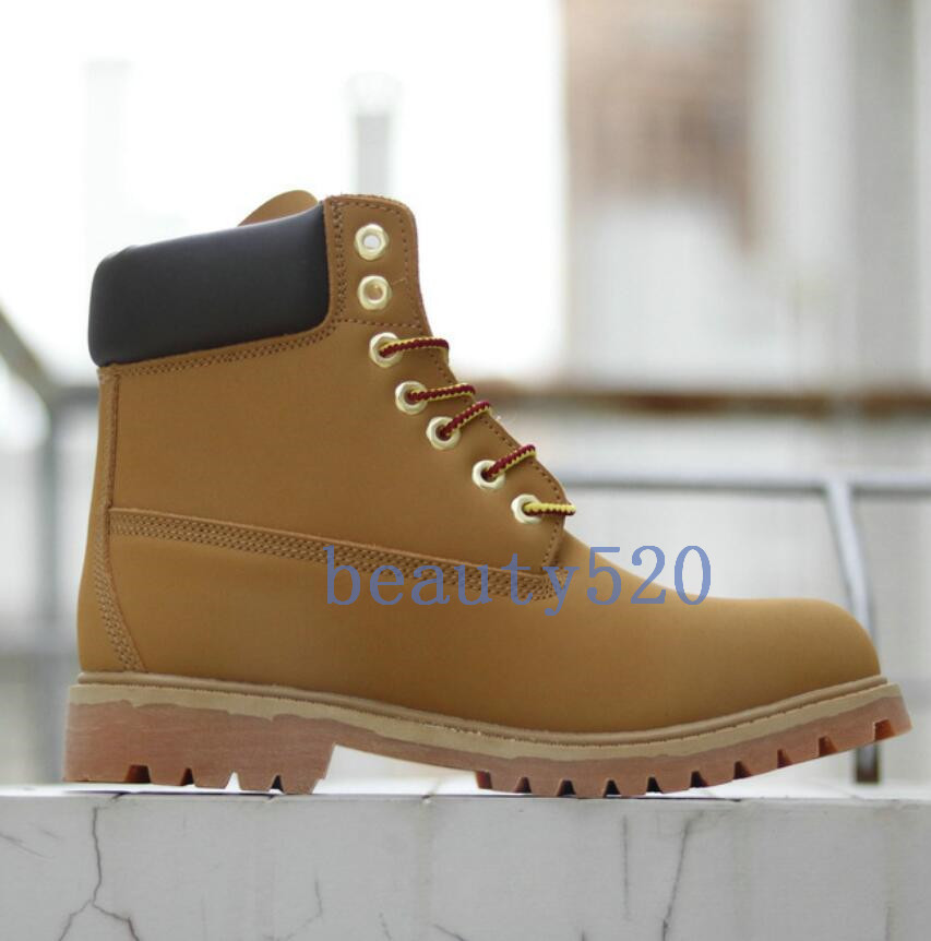 S Classic Leather Slip Waterproof Boot Durable Work Shoes Ou