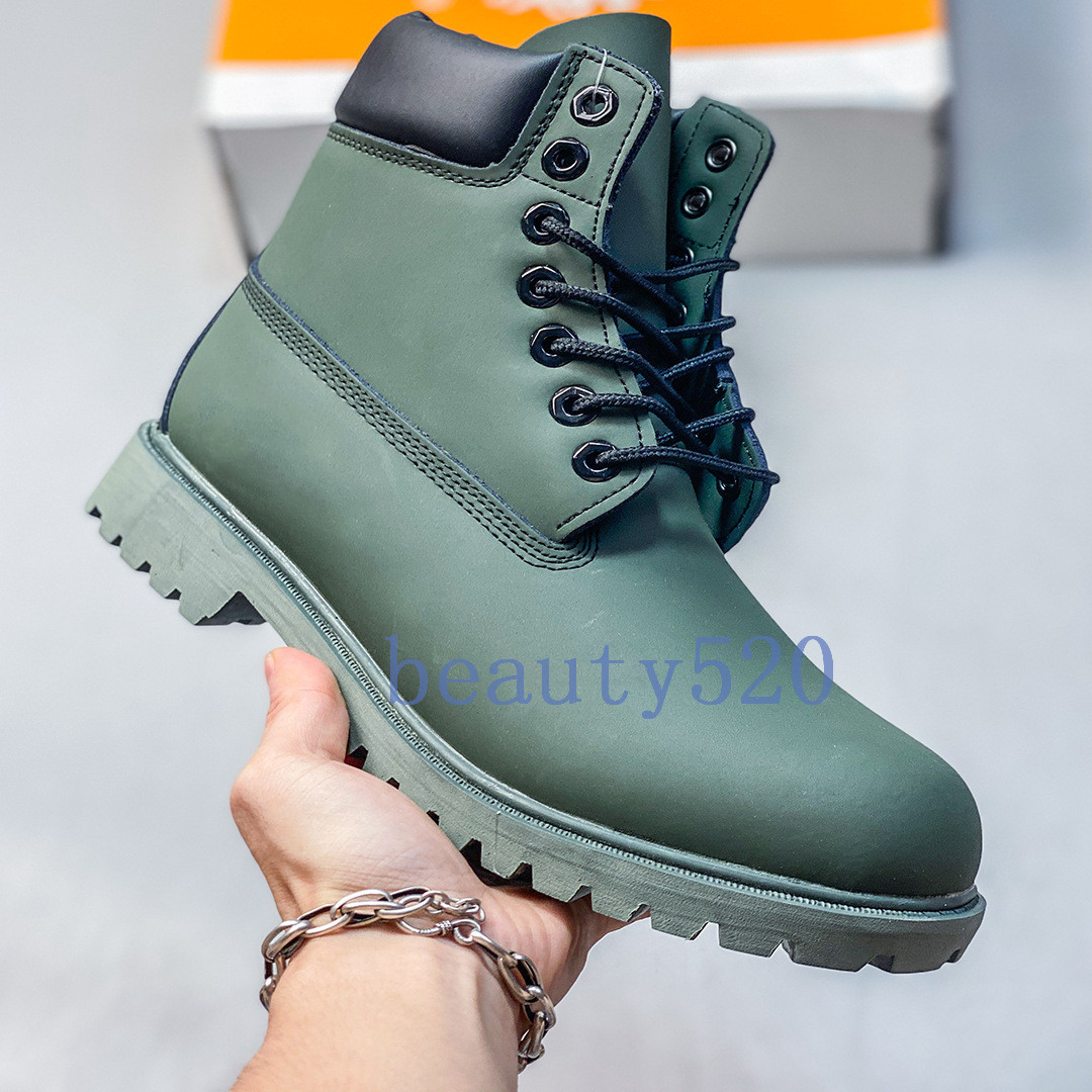 S Classic Leather Slip Waterproof Boot Durable Work Shoes Ou