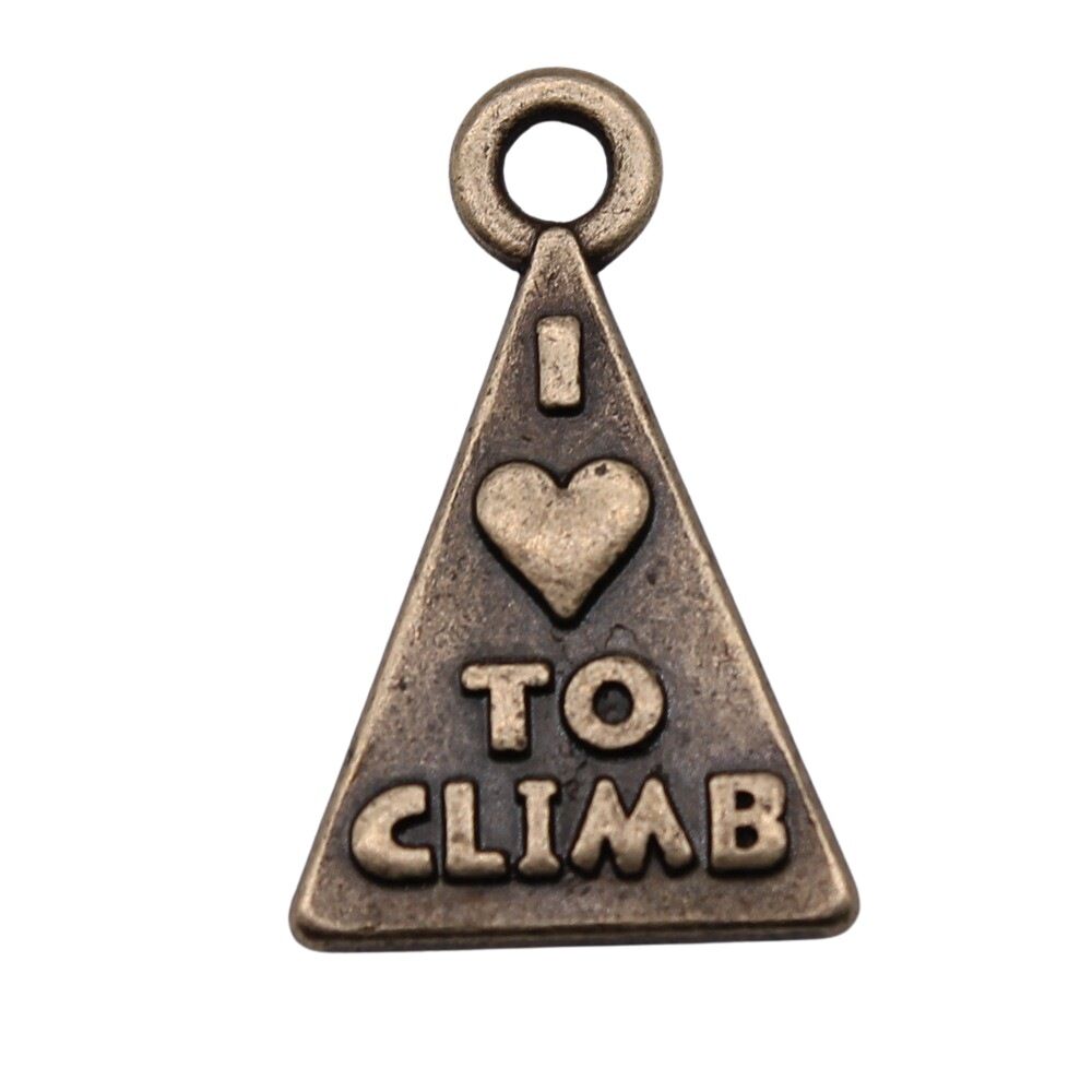 Multicolor 50 Pcs Tibetan Silver I Love Climbing Mountains Charms 26x16MM C15476 - Picture 7 of 8