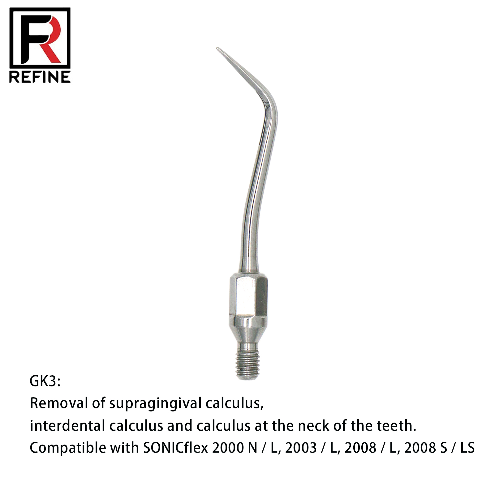 Punte di ridimensionamento per scaler ad ultrasuoni dentale per manipolo scaler KAVO SonicFlex hy - Foto 42 di 52