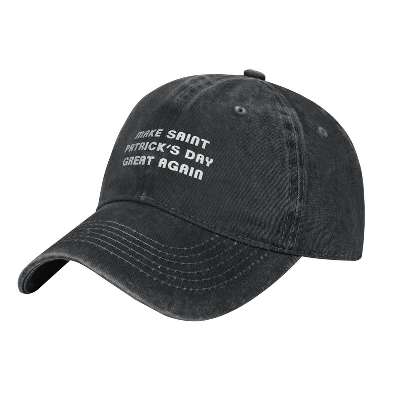 MAKE SAINT Funny Graphic Baseball Cap Unisex Washed Adjustable Sun Hat Casual - Picture 13 of 14