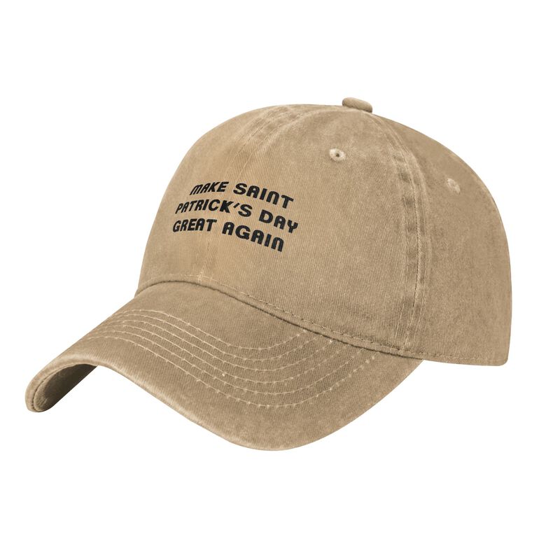 MAKE SAINT Funny Graphic Baseball Cap Unisex Washed Adjustable Sun Hat Casual - Picture 14 of 14