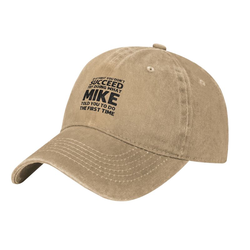 SUCCEED MIKE Funny Casual Baseball Cap Adjustable Washed Sun Hat for Men Women - Picture 14 of 14