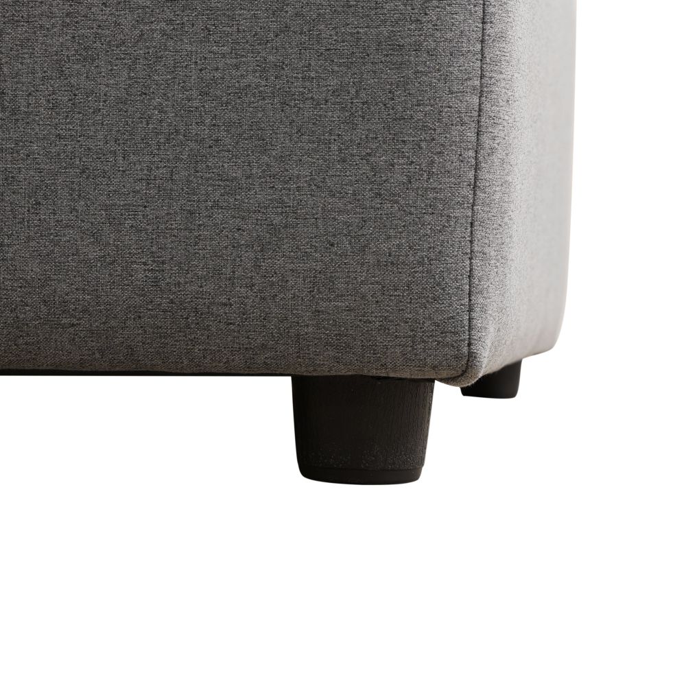 HOT! Deep Grey Sackcloth Living Room Sofabed Sofa Couch Comfy Adjustable Wedge - Picture 27 of 27