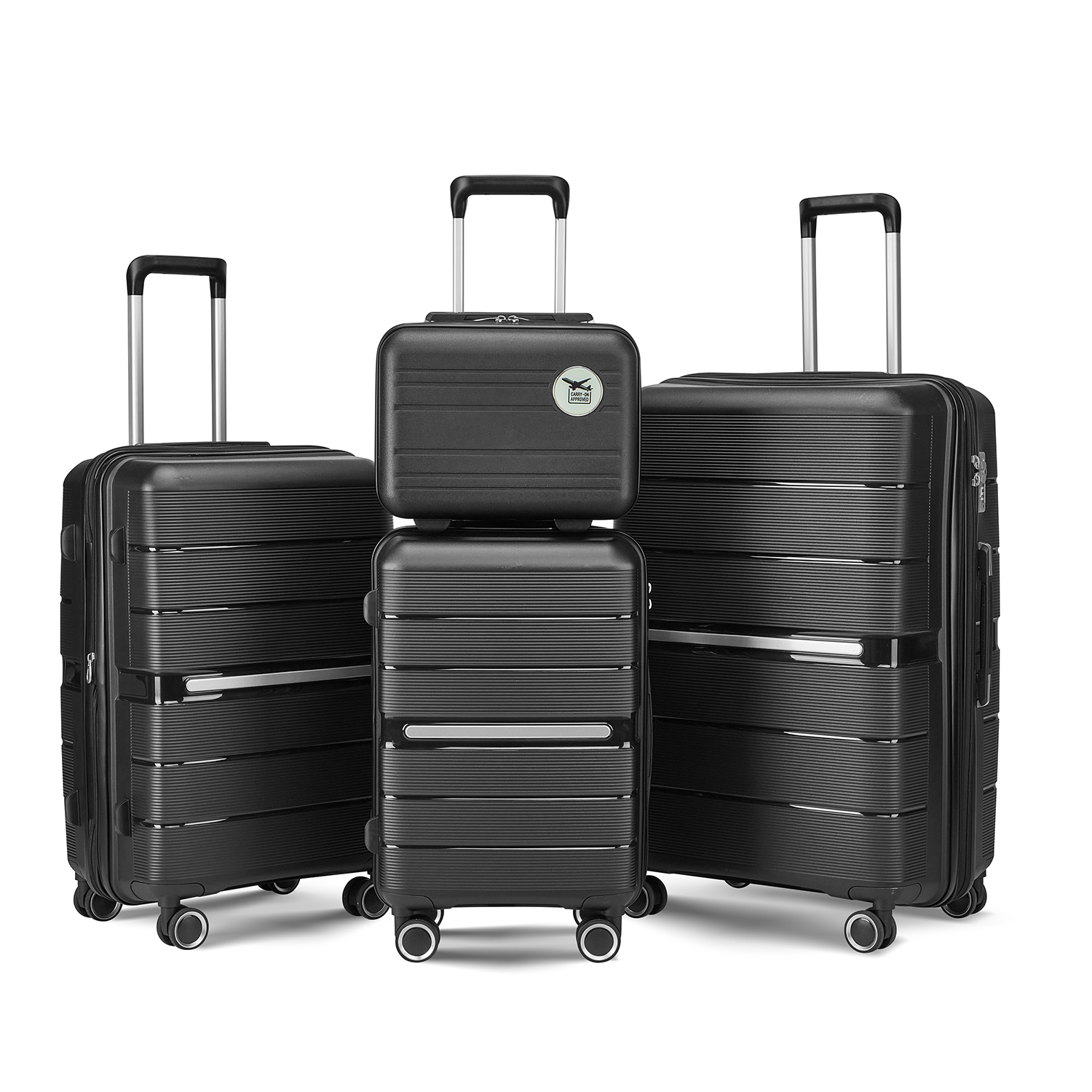 Luggage Sets 4 Piece(14/20/24/28) PP Lightweight Durable Expandable suitcase - Picture 11 of 18