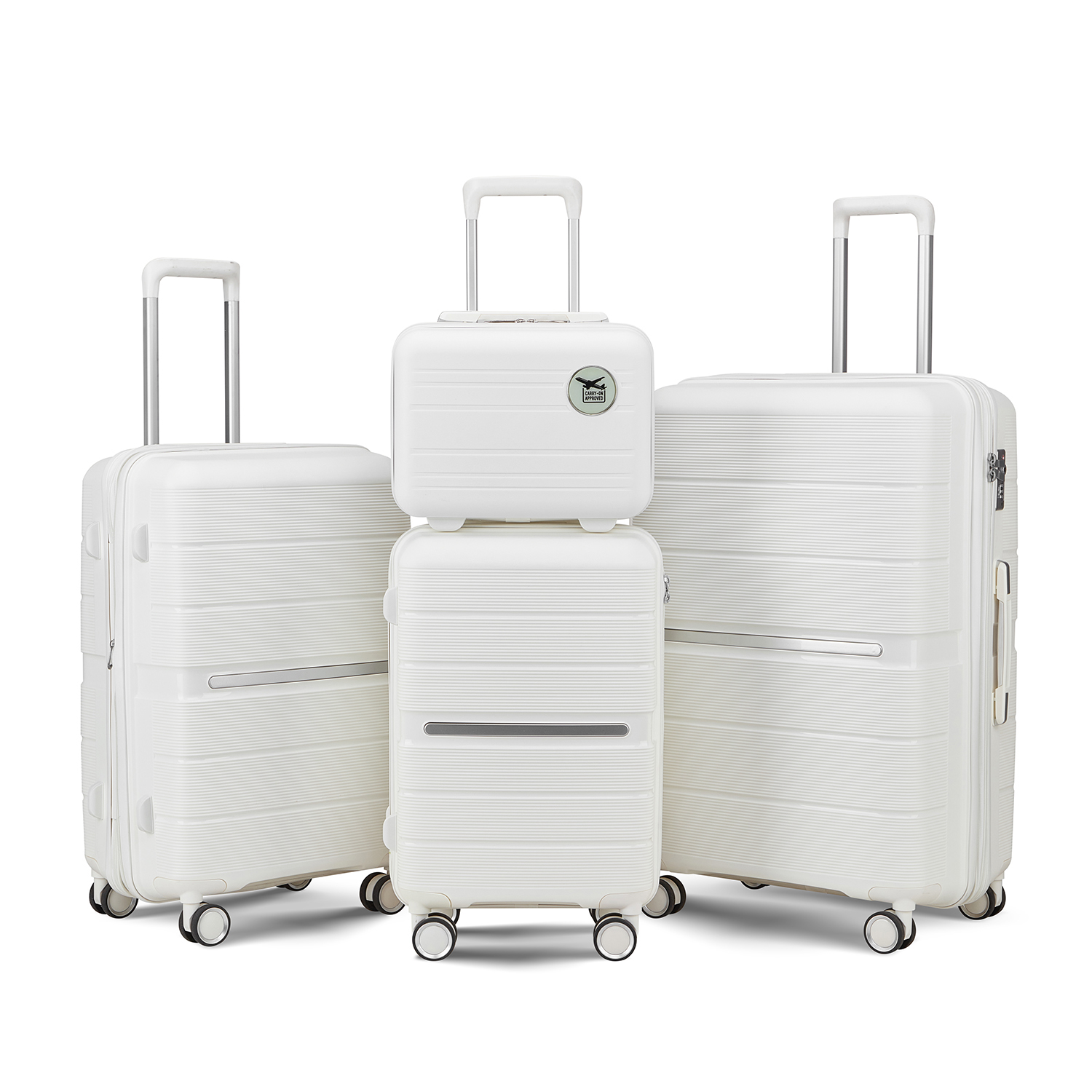 Luggage Sets 4 Piece(14/20/24/28) PP Lightweight Durable Expandable suitcase - Picture 12 of 18