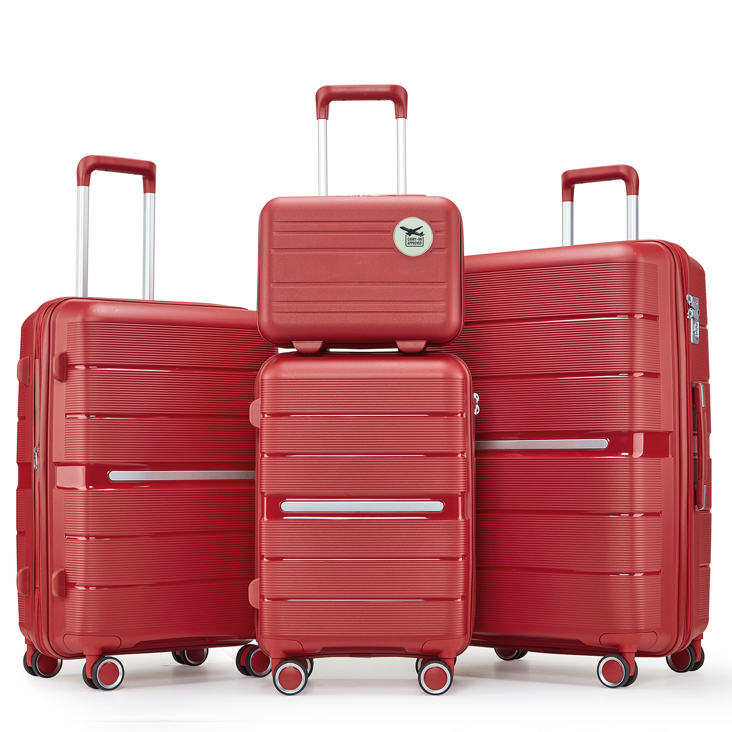 Luggage Sets 4 Piece(14/20/24/28) PP Lightweight Durable Expandable suitcase - Picture 16 of 18