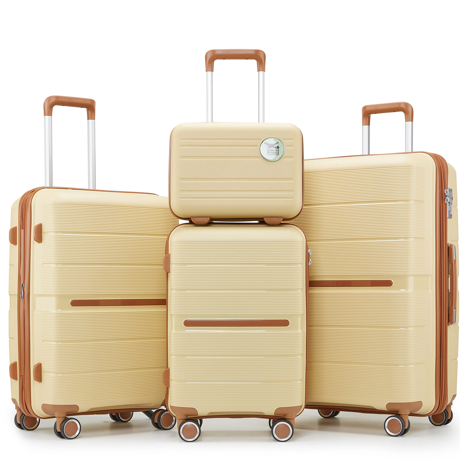 Luggage Sets 4 Piece(14/20/24/28) PP Lightweight Durable Expandable suitcase - Picture 18 of 18