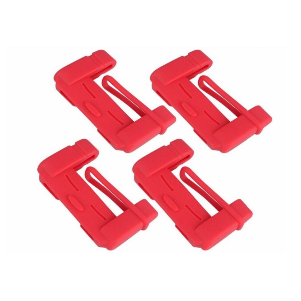 4Pcs Car Seat Safety Belt Buckle Clip Silicone Anti-Scratch Cover Universal - Picture 13 of 17