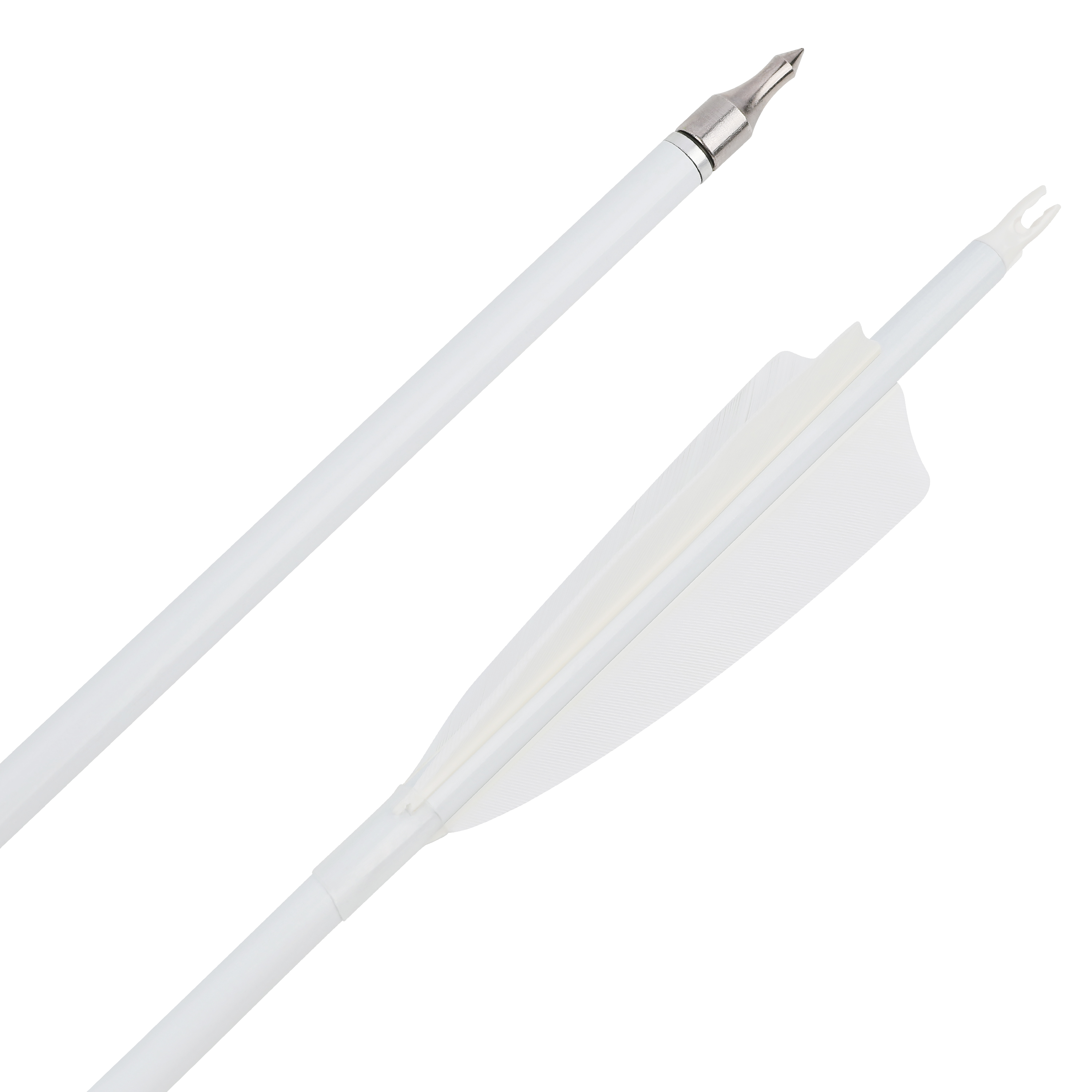 30Zoll Carbonpfeile SP500 600 4" Feder Bogenschießen Compound Recurve Bogen Jagd - Picture 17 of 17