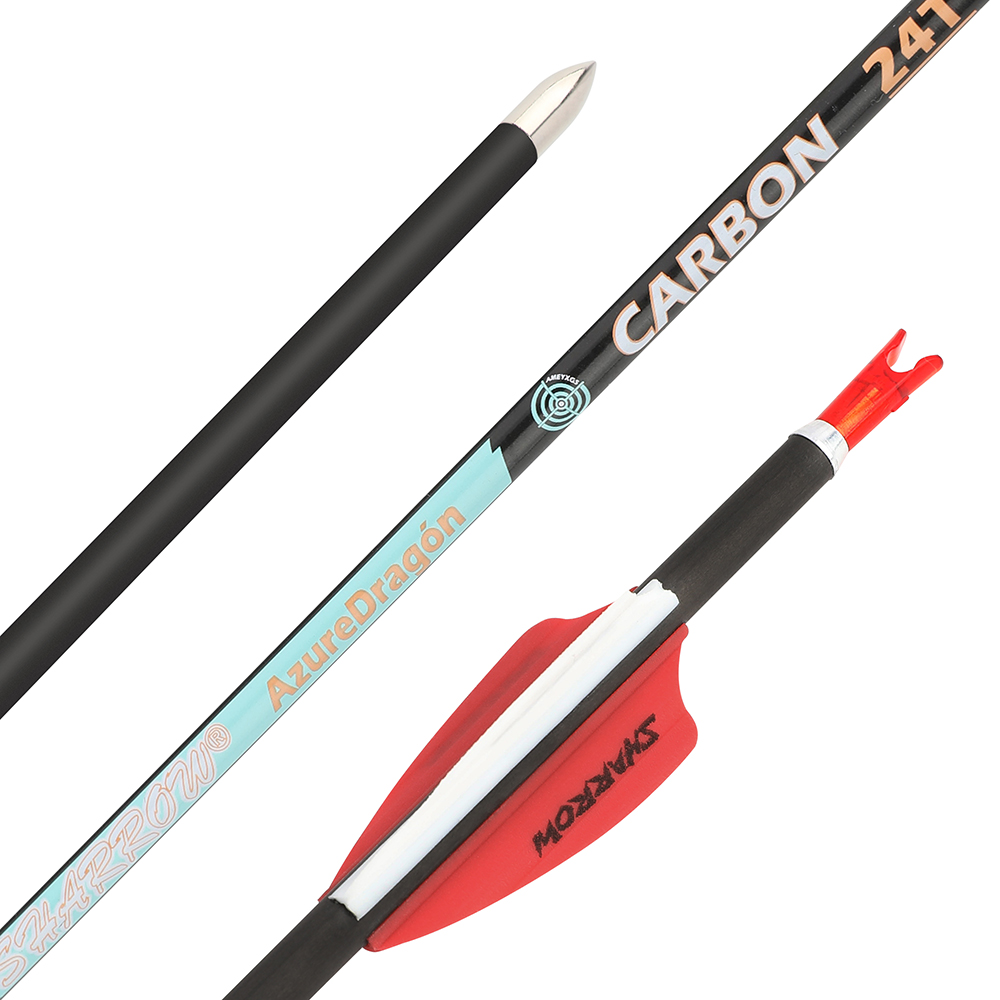 32" 24T Pure Carbon Arrows 001" SP300-1000 ID4.2mm Recurve Bow Shooting Hunting - Picture 19 of 29