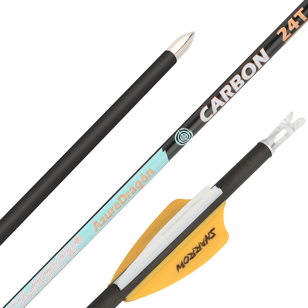 32" 24T Pure Carbon Arrows 001" SP300-1000 ID4.2mm Recurve Bow Shooting Hunting - Picture 25 of 29