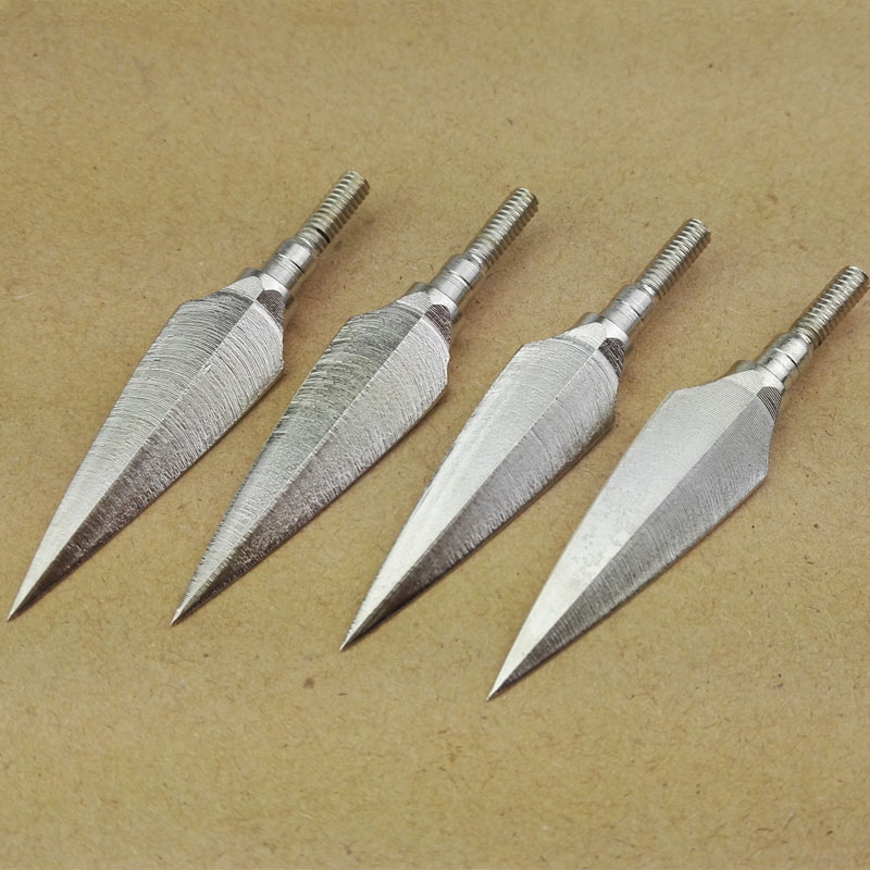 150gr Archery Hunting Tips Arrowheads Broadheads Bow Arrow Screw Points Shooting - Picture 11 of 13