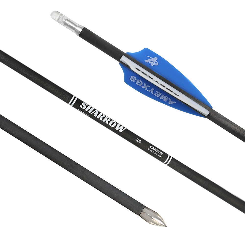 30 Zoll Carbonpfeile SP400-1200 Recurve Bogen Compoundbögen Praxis Zielschießen - Picture 21 of 23