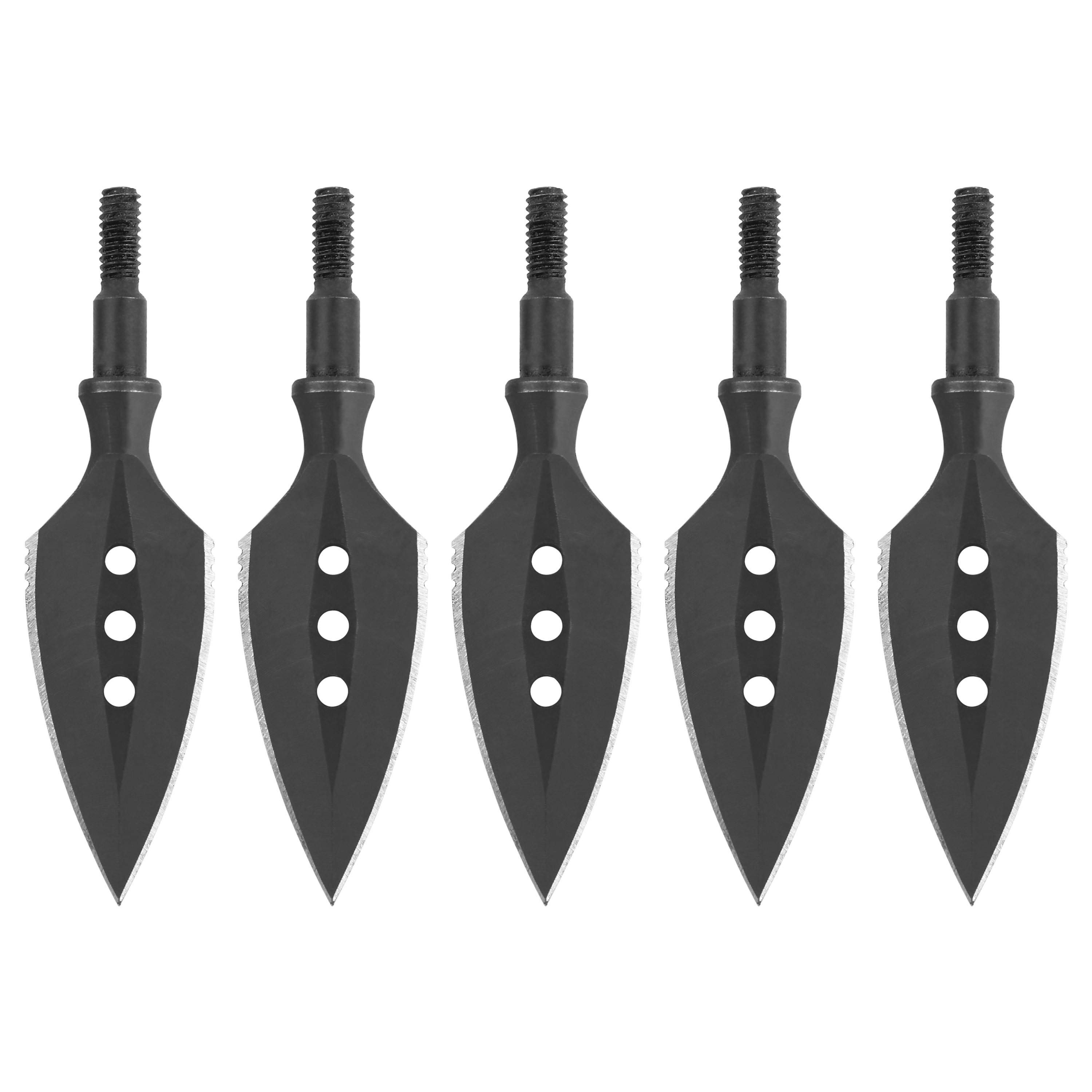 3X Archery Arrowsheads Traditional Broadheads Screw Points Tips Crossbow Hunting