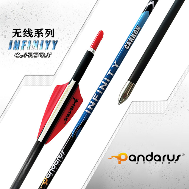 Pandarus 12X Pure Carbon Pfeil ID4,2mm SP200-1500 Bogenschießen Bogen Wettkampfsport - Bild 30 von 30