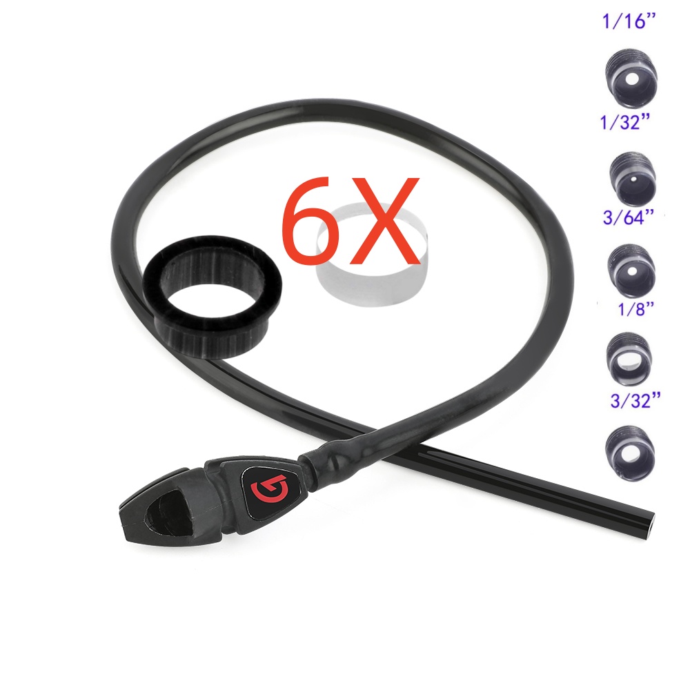 Juego de clarificador de mira de arco compuesto tubo de goma de tiro con arco tiro caza hágalo usted mismo - Imagen 17 de 22