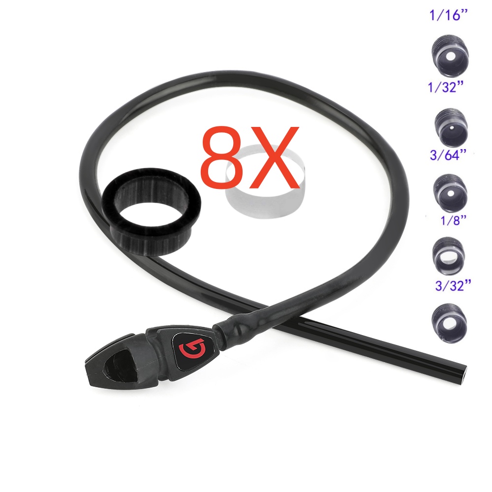 Juego de clarificador de mira de arco compuesto tubo de goma de tiro con arco tiro caza hágalo usted mismo - Imagen 18 de 22