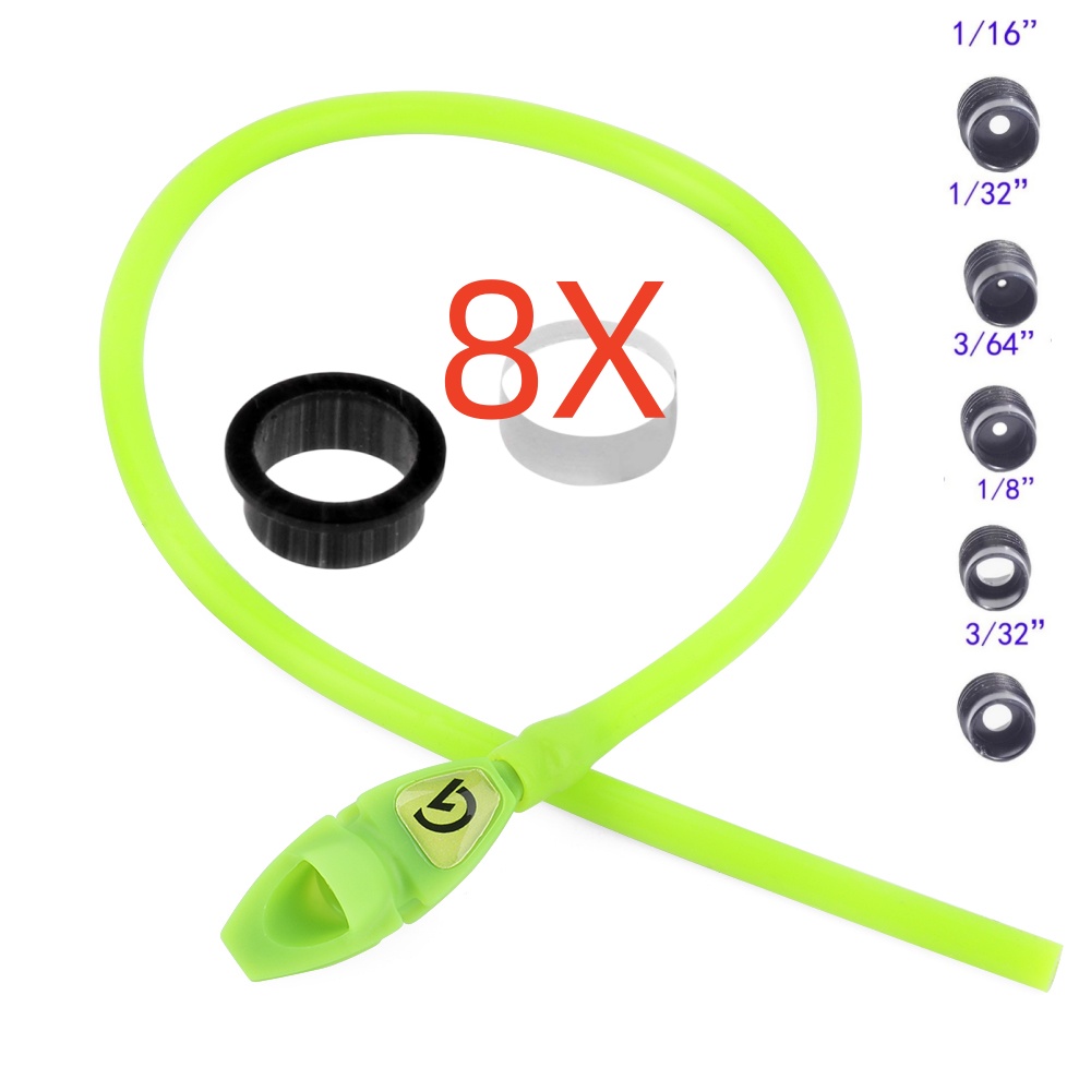 Juego de clarificador de mira de arco compuesto tubo de goma de tiro con arco tiro caza hágalo usted mismo - Imagen 20 de 22