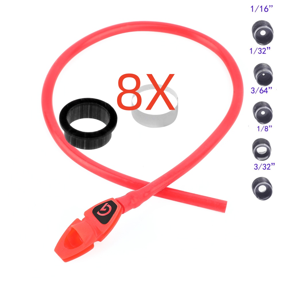 Juego de clarificador de mira de arco compuesto tubo de goma de tiro con arco tiro caza hágalo usted mismo - Imagen 22 de 22