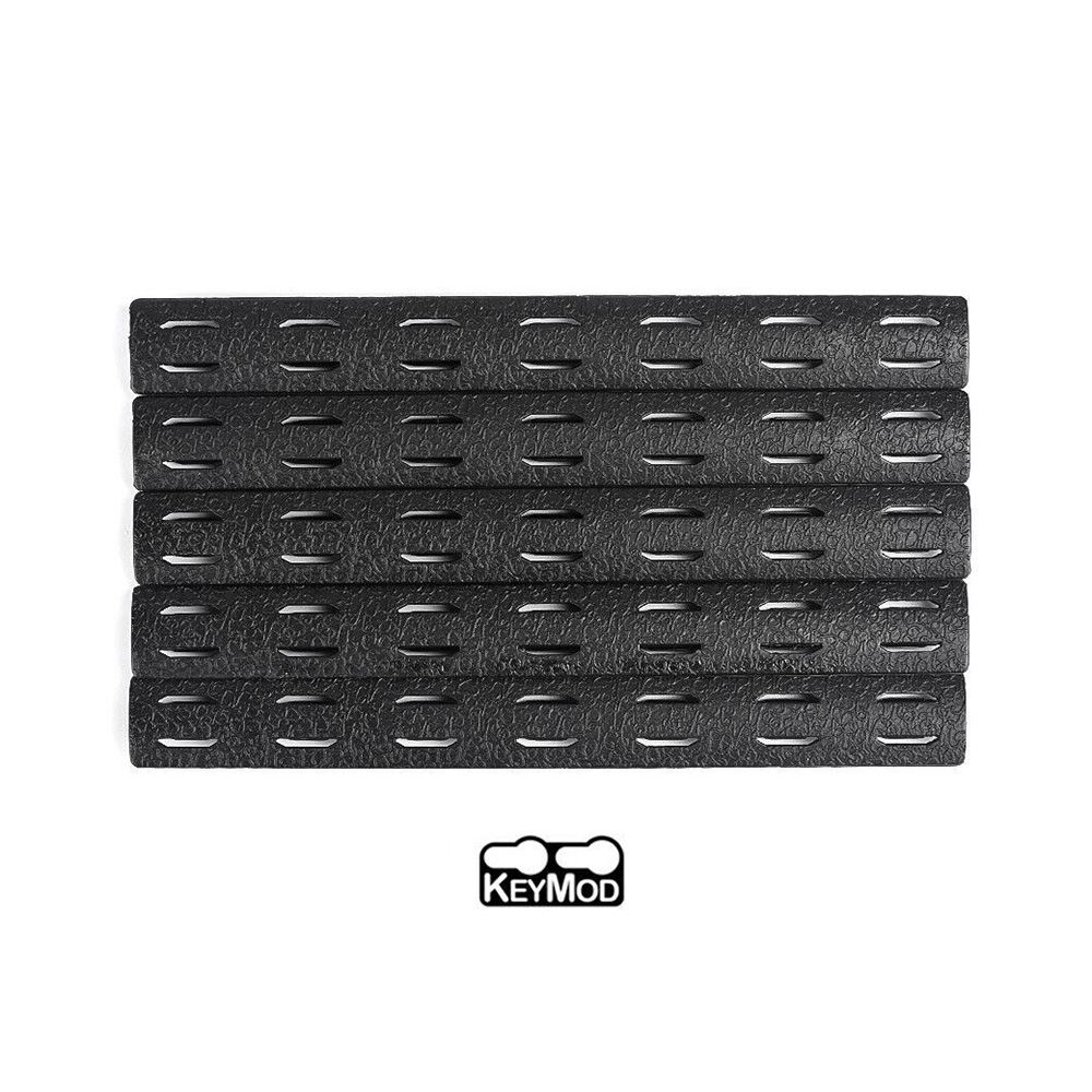 5pcs 5.5" Keymod Rail Panel Strip Cover Slot Strip Covers For Keymod System