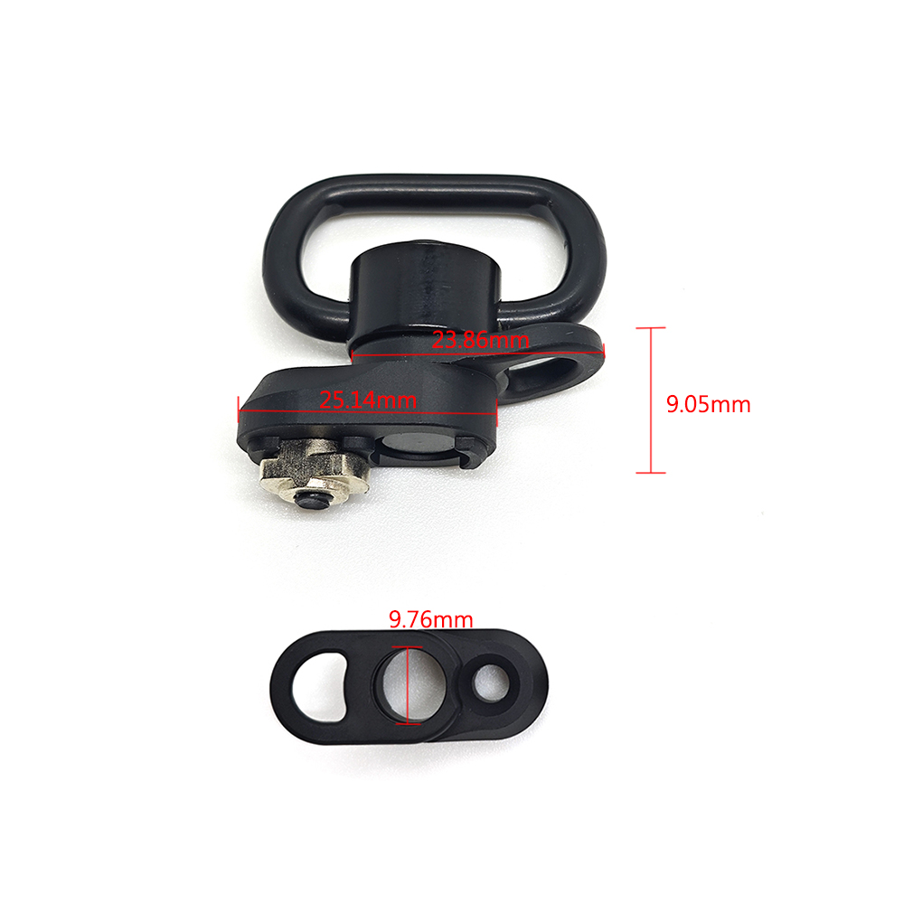 Triangle & Oval QD Sling Mount Swivel Mount Adapter Attachment For M-lok